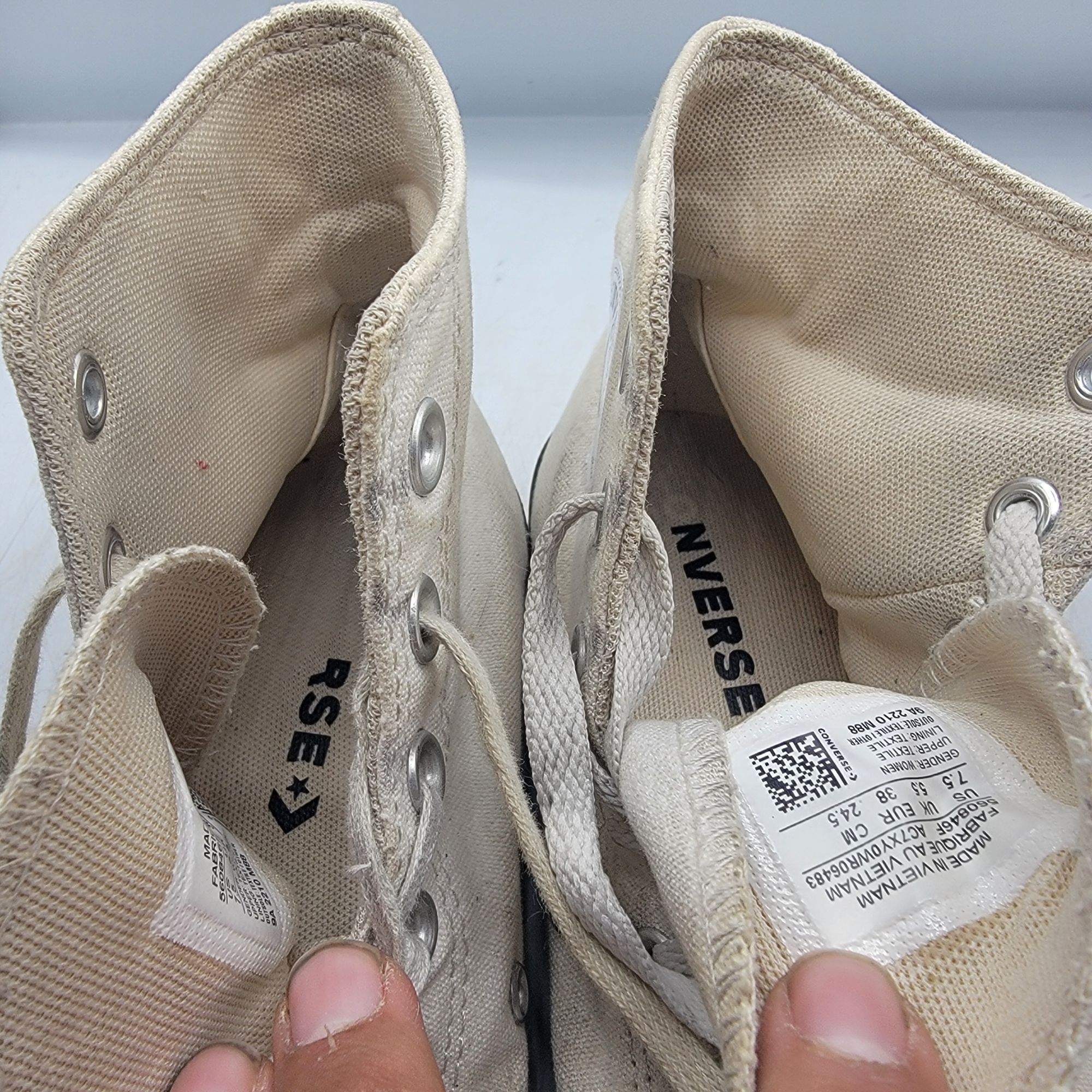 Converse Converse Chuck Taylor All Star Platform High Womens 7.5 Whit Size US 7.5 / IT 37.5 - 9 Thumbnail