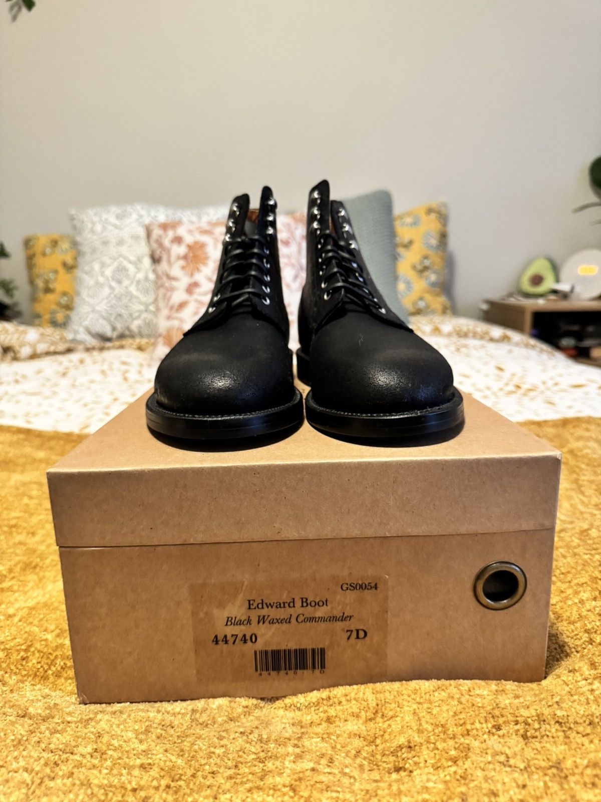Grant Stone Grant Stone Edward Boots - Black Waxed Commander - Size 7D Size US 7 / EU 40 - 3 Thumbnail