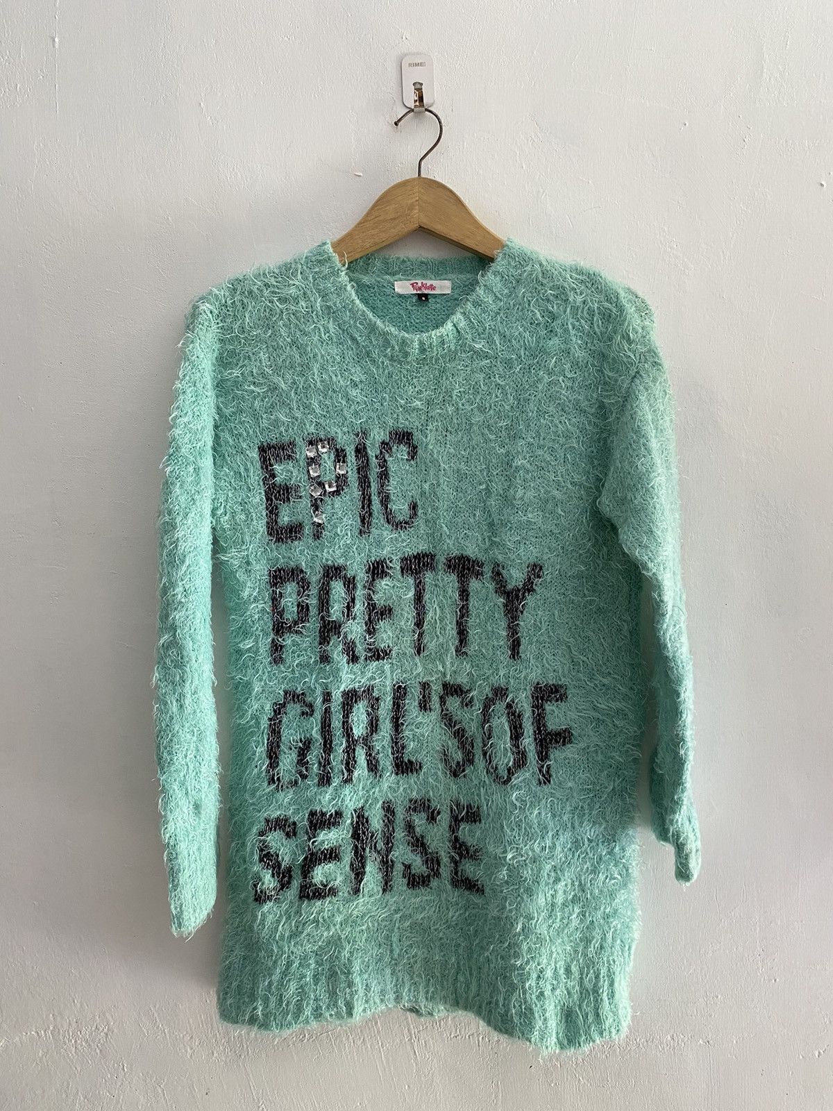 Beauty Beast Vintage pink latte fuzzy knit sweatshirts Size US M / EU 48-50 / 2 - 1 Thumbnail