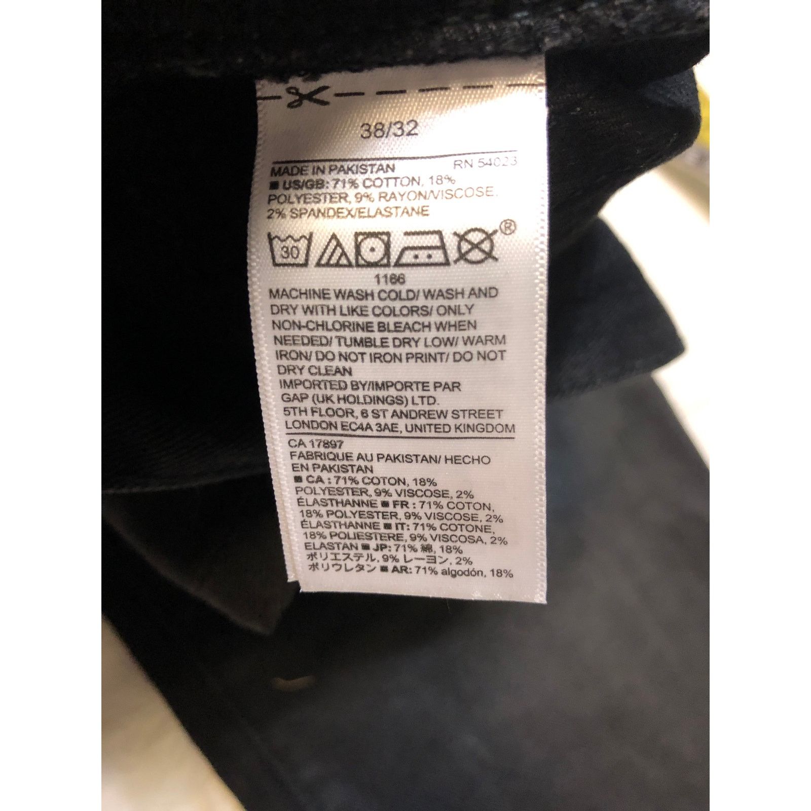 Gap Men’s Gap skinny stretch black jeans Size US 38 / EU 54 - 7 Thumbnail