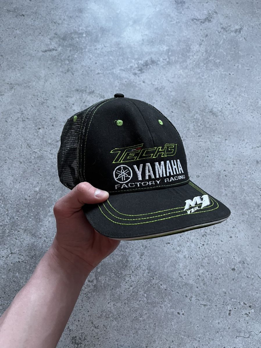 NASCAR × Yamaha Yamaha Tech3 Racing F1 Black Camo Mesh Cap Y2K Nascar Rare Size ONE SIZE - 1 Thumbnail