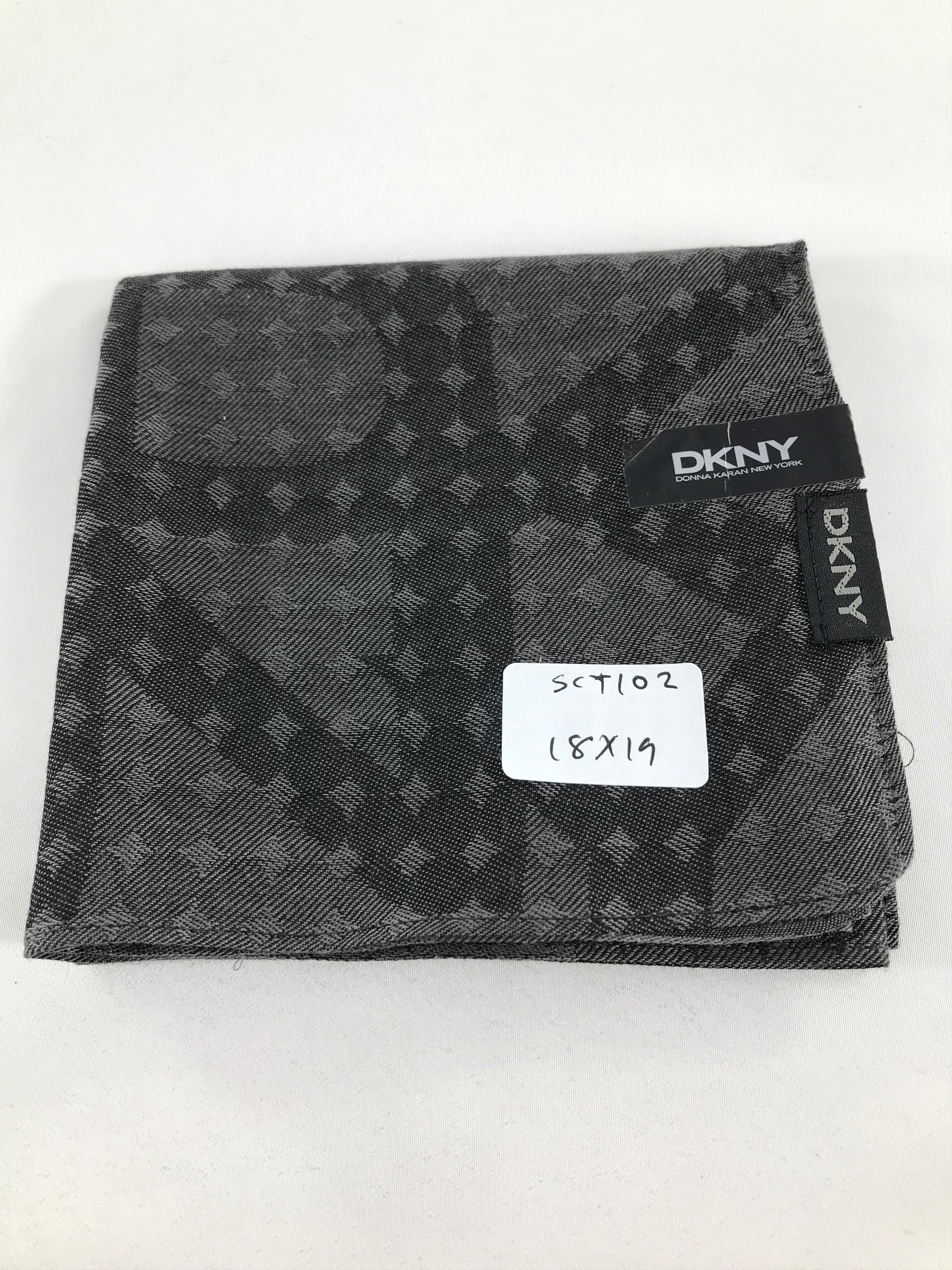 DKNY × Vintage DKNY Monogram Handkerchief Neckerchief Bandana SCT102 Size ONE SIZE - 6 Thumbnail