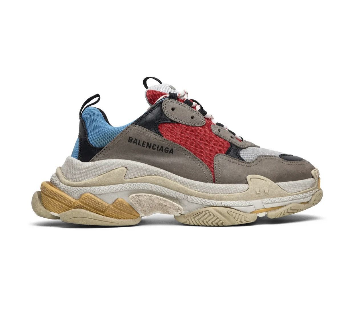 Balenciaga Balenciaga Triple S Sneaker 'Blue Red' 2018 Mens Size 12 New Size US 12 / EU 45 - 3 Thumbnail