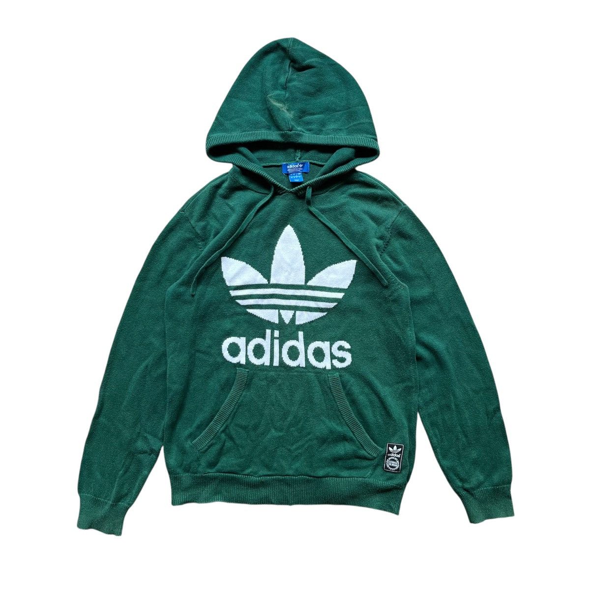 Adidas Adidas Trefoil Big Logo Hoodie Knit Size US M / EU 48-50 / 2 - 1 Thumbnail