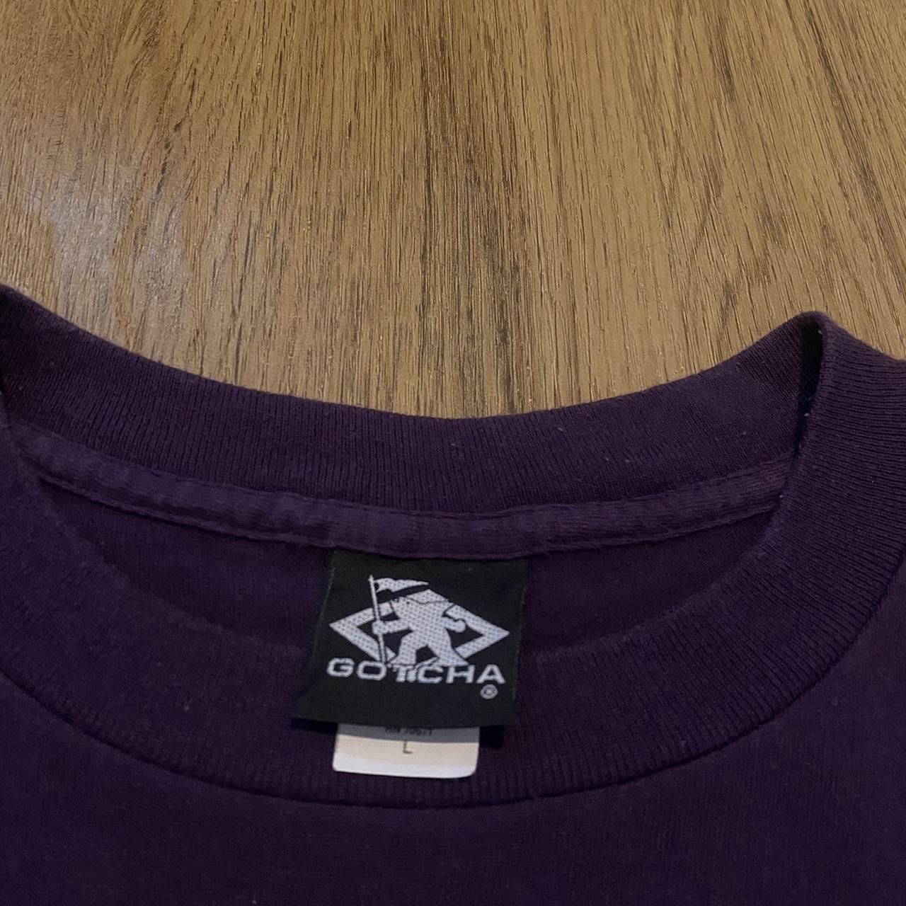 Other 1991 Gotcha purple skateboarding t-shirt Size US L / EU 52-54 / 3 - 5 Thumbnail