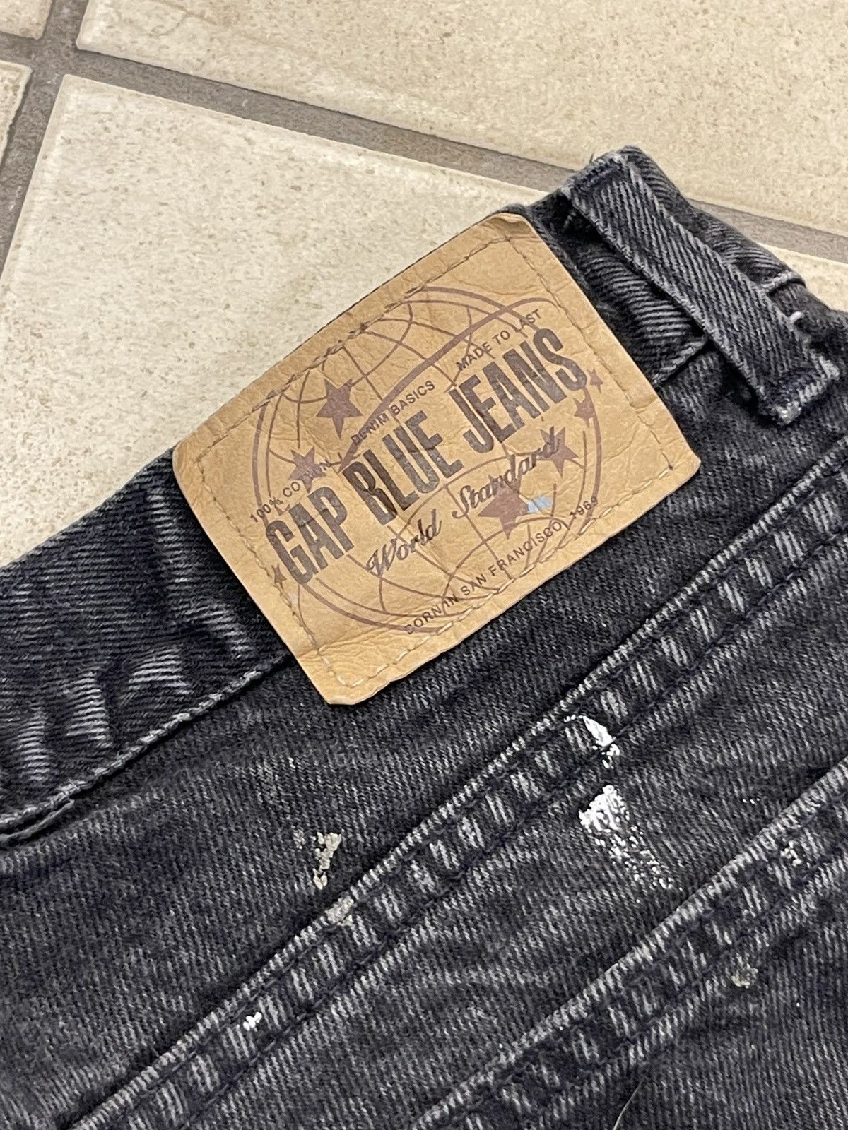 Gap × Vintage Gap Vintage Custom Painter Workwear Denim Jeans Size US 32 / EU 48 - 3 Thumbnail