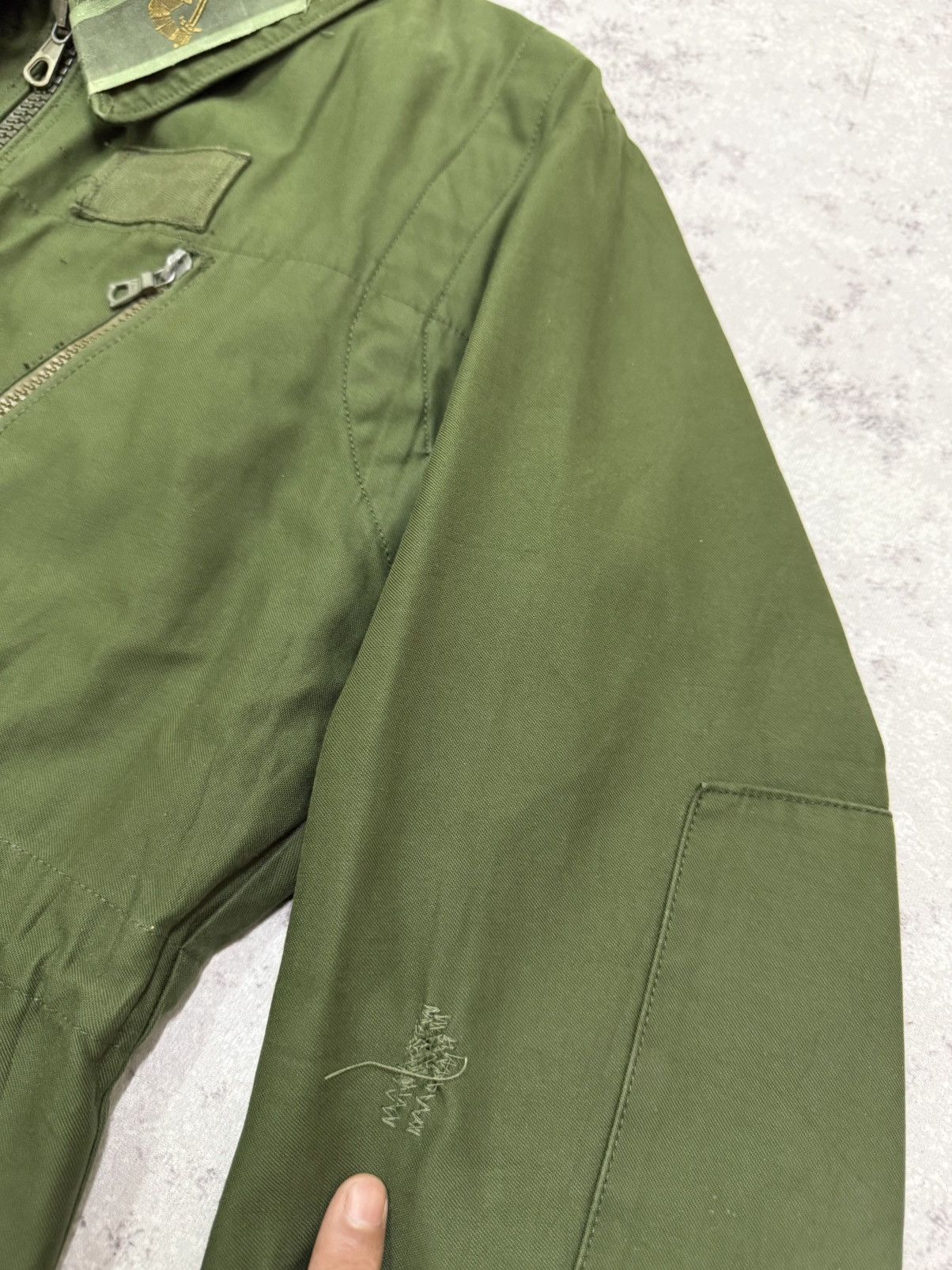 Vintage 1970s Swedish Army m59 tank drivers jacket. Size US S / EU 44-46 / 1 - 6 Thumbnail