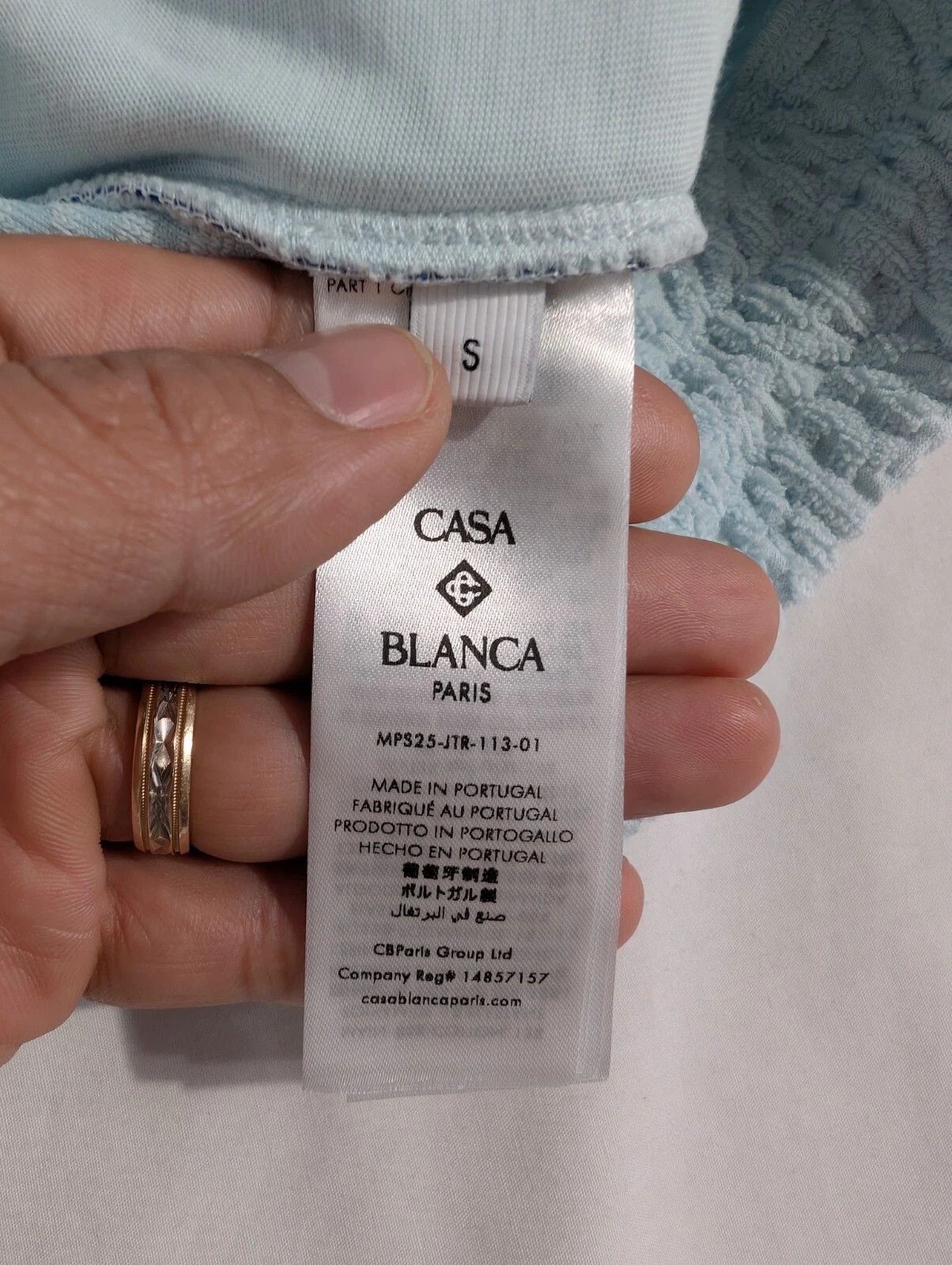 Casablanca o1rshd1 DUP / Towelling Monogram Shorts in Light Blue Size US 30 / EU 46 - 17 Thumbnail