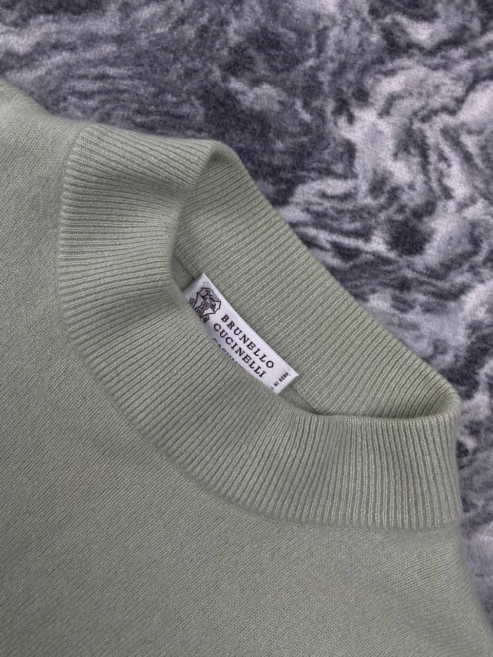 Brunello Cucinelli Brunello Cucinelli Cashmere Sweater Men Size 52 Green Size US L / EU 52-54 / 3 - 6 Thumbnail