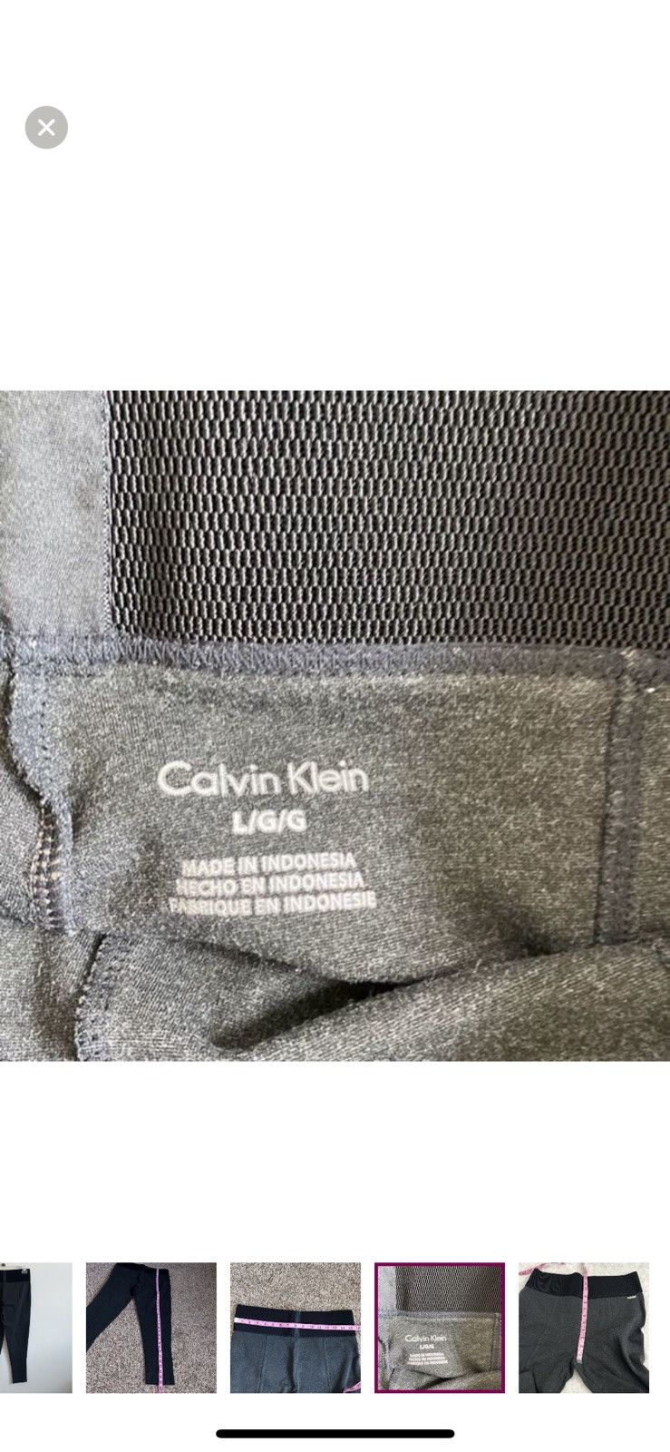 Calvin Klein Calvin Klein large grey ponte pants Size 34" / US 12 / IT 48 - 7 Thumbnail