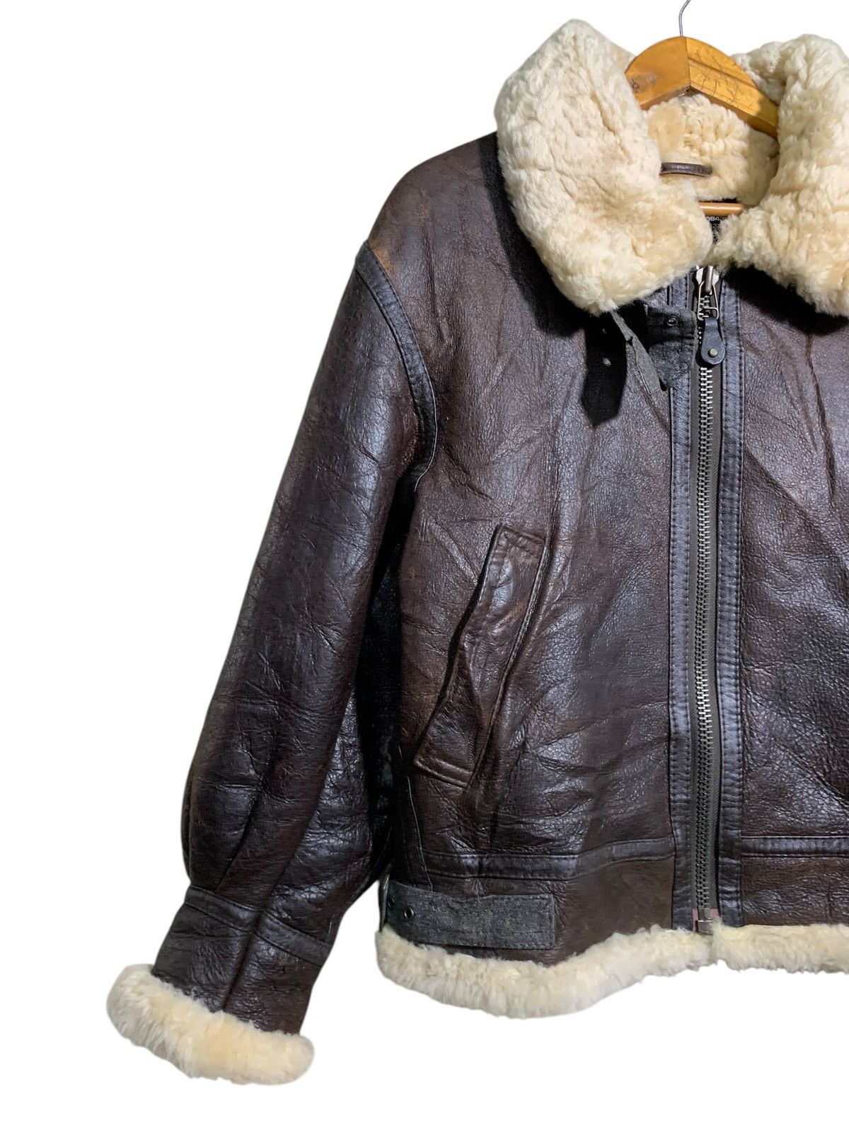 Other 🔥SHEEPSKIN COATS TYPE B3 LEATHER JACKETS Size US XS / EU 42 / 0 - 2 Thumbnail