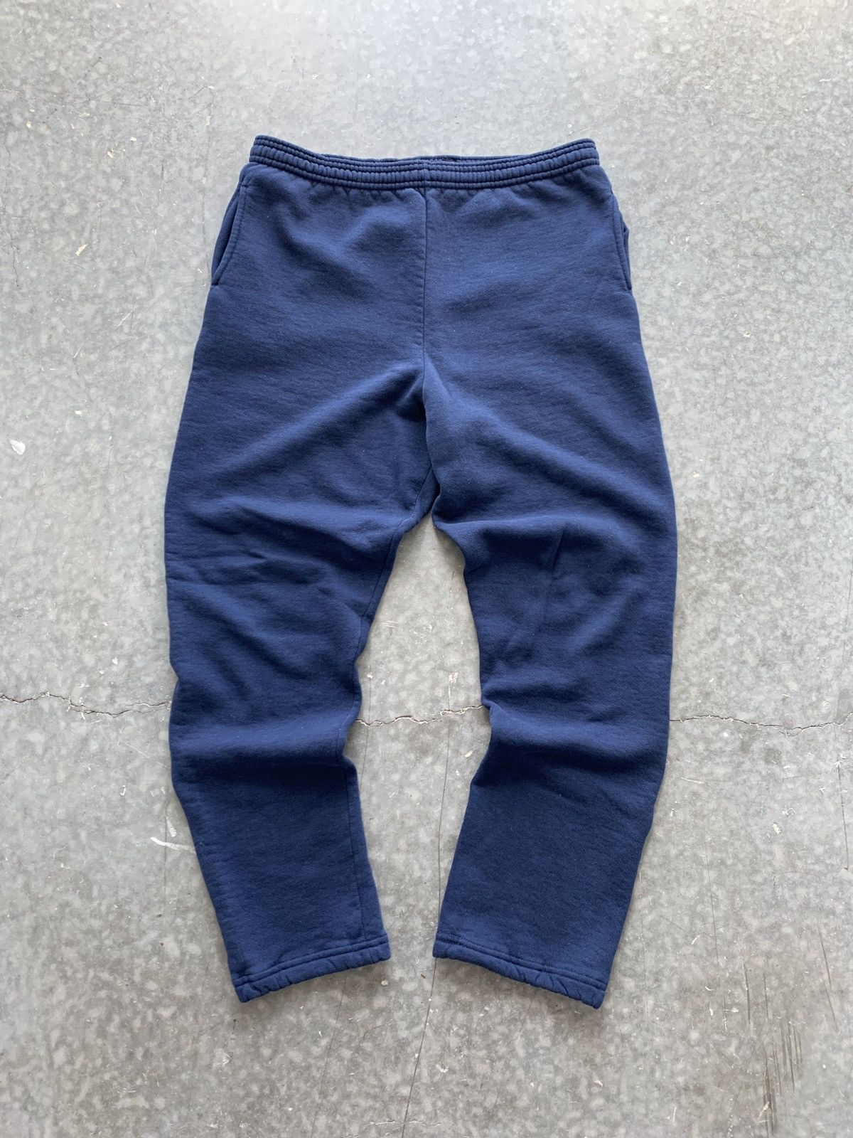 Pre-owned Russell Athletic X Vintage Essential Vintage 90's Russell Sweatpants Heavyweight In Navy