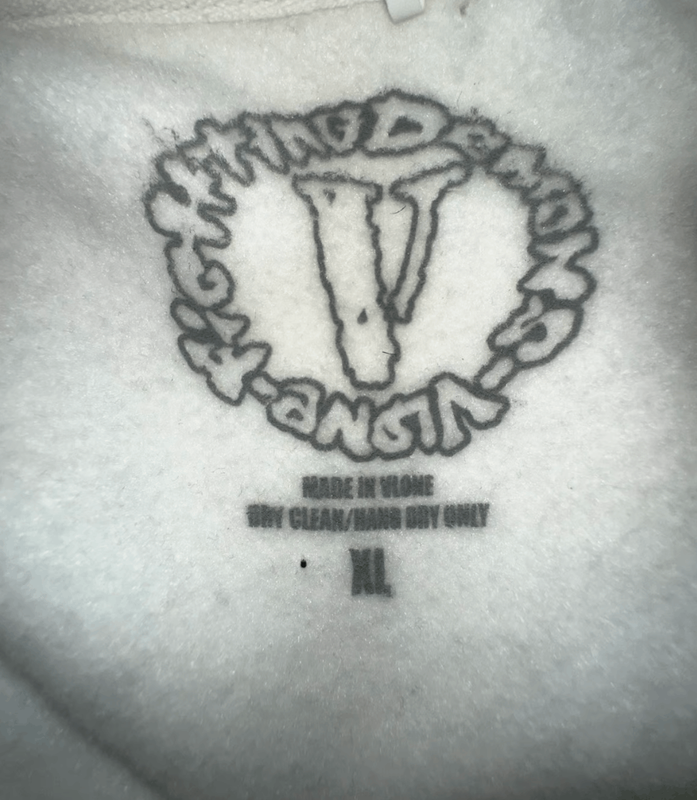 Vlone Juice WRLD x Vlone Green Fighting Demons 999 White Hoodie Size US XL / EU 56 / 4 - 5 Thumbnail