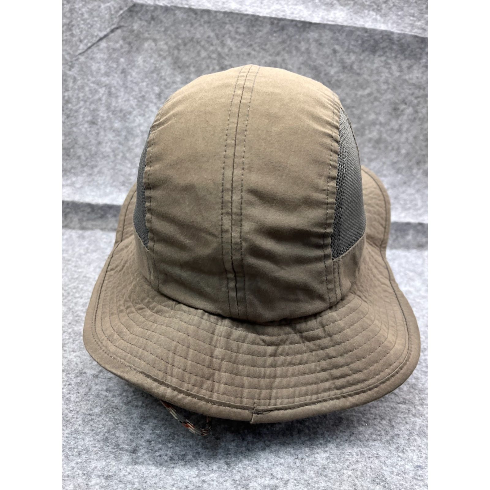 Vintage Swiss+Tech Bucket Hat Adult M Brown Nylon Polyester Outdoor Hiking Camping Fishing Beach Beanie Hat Mens Womens Size ONE SIZE - 6 Thumbnail