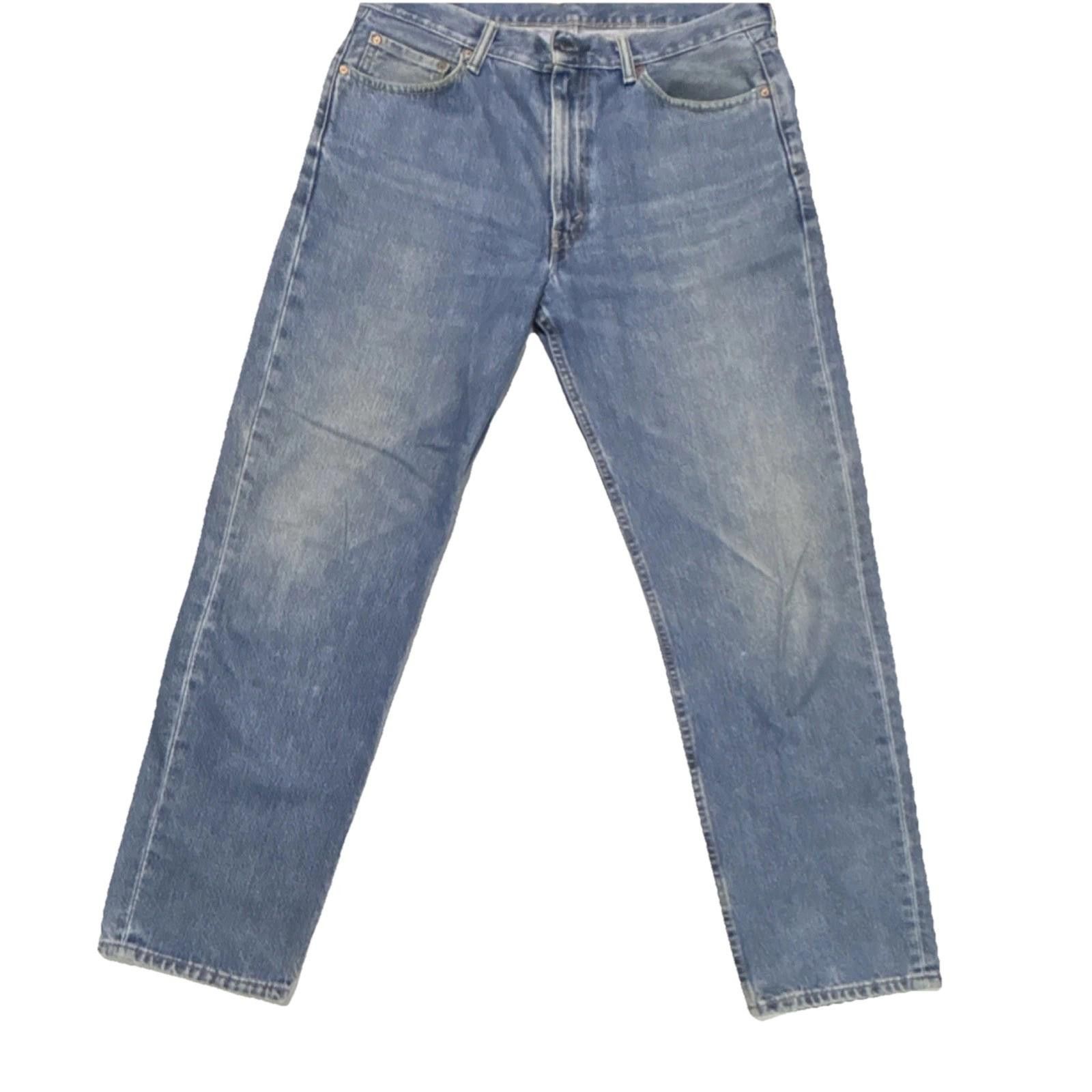 Levi's Levi's Relaxed Straight Men Jeans Denim Medium Wash 36x34 Size US 36 / EU 52 - 1 Thumbnail