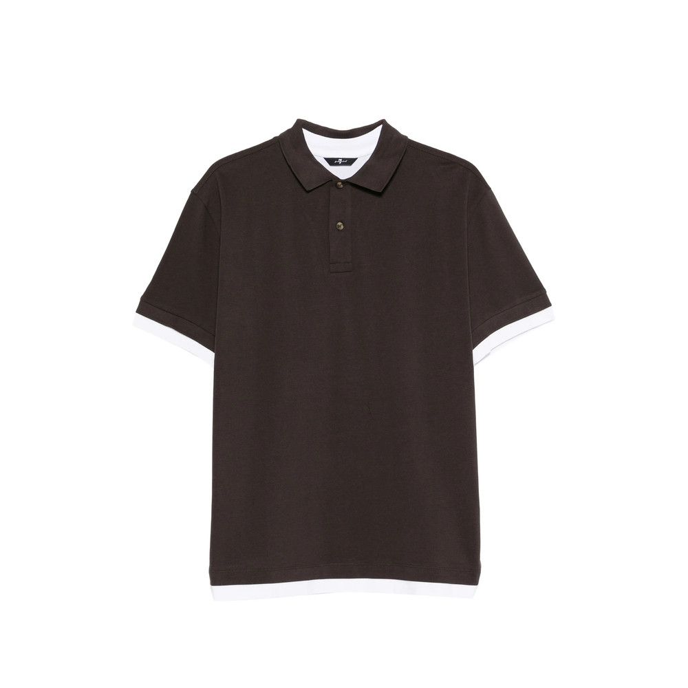 7 For All Mankind 7 For All Mankind BROWN Polo Shirts Size US XL / EU 56 / 4 - 1 Thumbnail