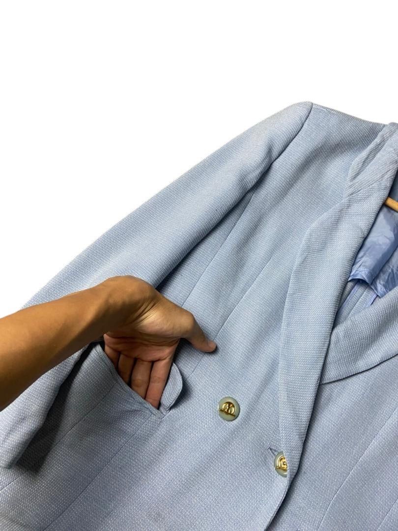 Japanese Brand Nina Ricci Double Breasted Blazer (148) Size US XXS / EU 40 - 2 Thumbnail