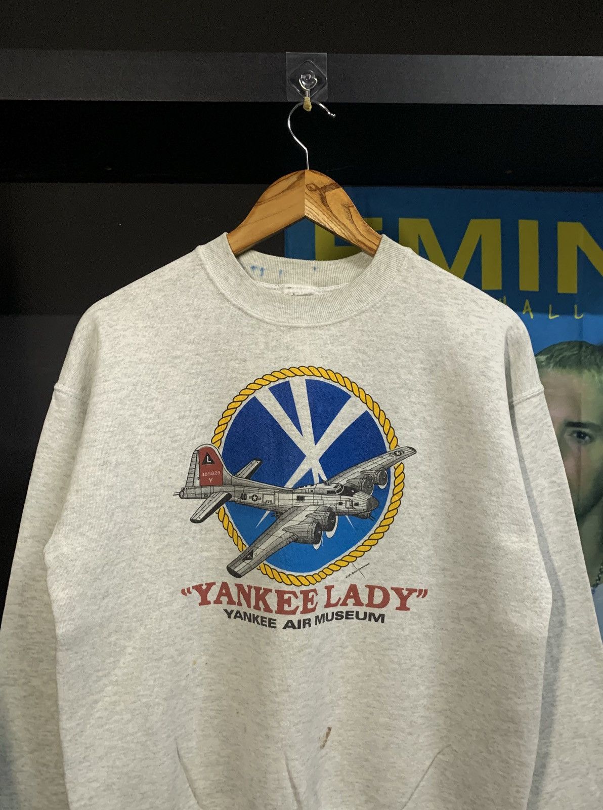 Vintage VINTAGE 90s YANKEE LADY AIR MUSEUM Size US M / EU 48-50 / 2 - 2 Thumbnail