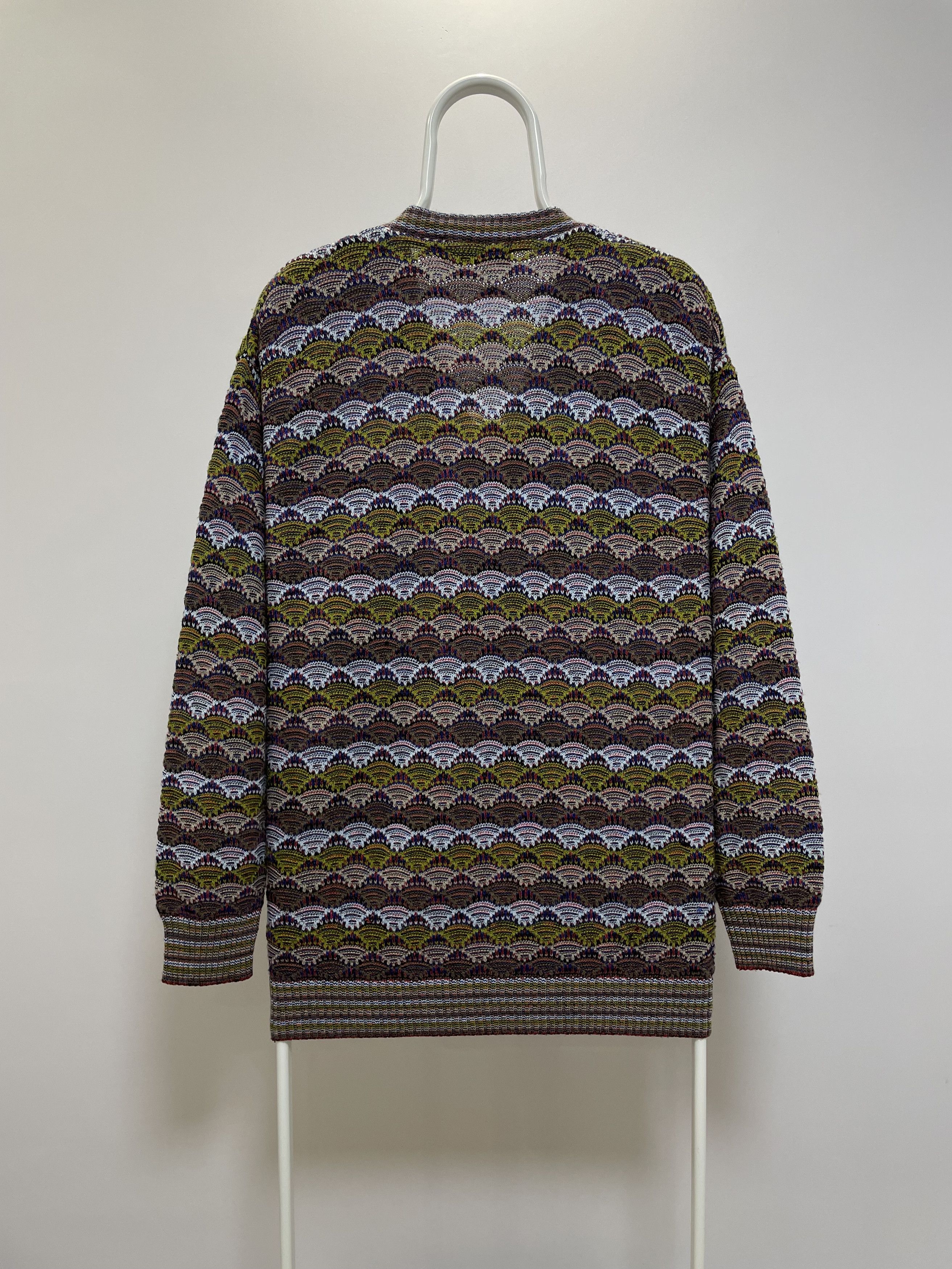 Missoni MISSONI Sport Vintage Knit Sweater V-Neck Pullover Rare Size US L / EU 52-54 / 3 - 3 Thumbnail