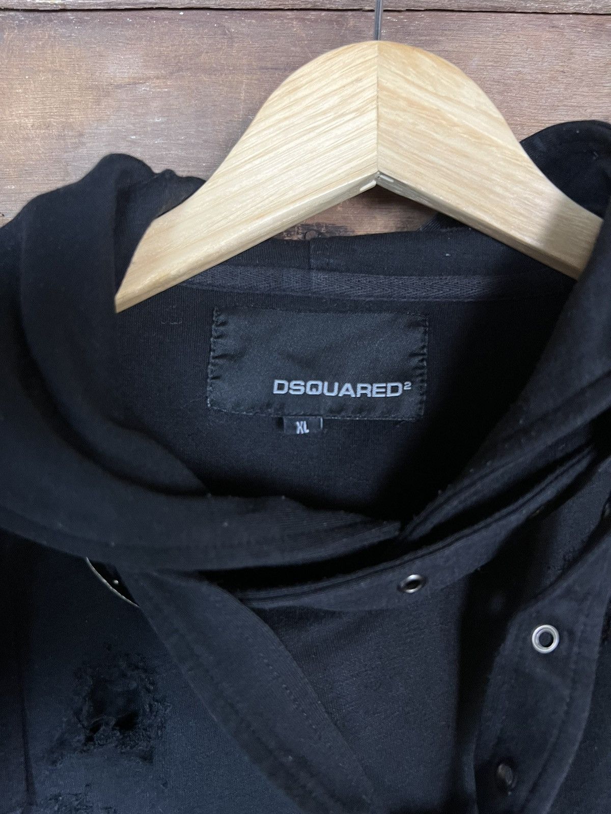 Dsquared2 HOODIES HYPE DISTRESSED VINTAGE JAPANESE BRANDED STYLE Size US M / EU 48-50 / 2 - 19 Thumbnail