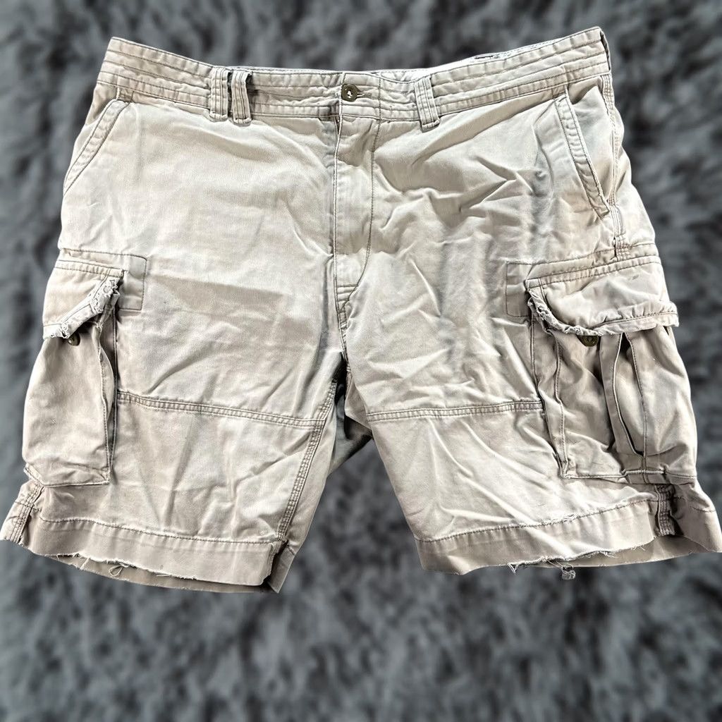 Polo Ralph Lauren Polo Ralph Lauren Cargo Shorts Mens Khaki Classic Chino Distressed Utility Size US XS / EU 42 / 0 - 1 Thumbnail