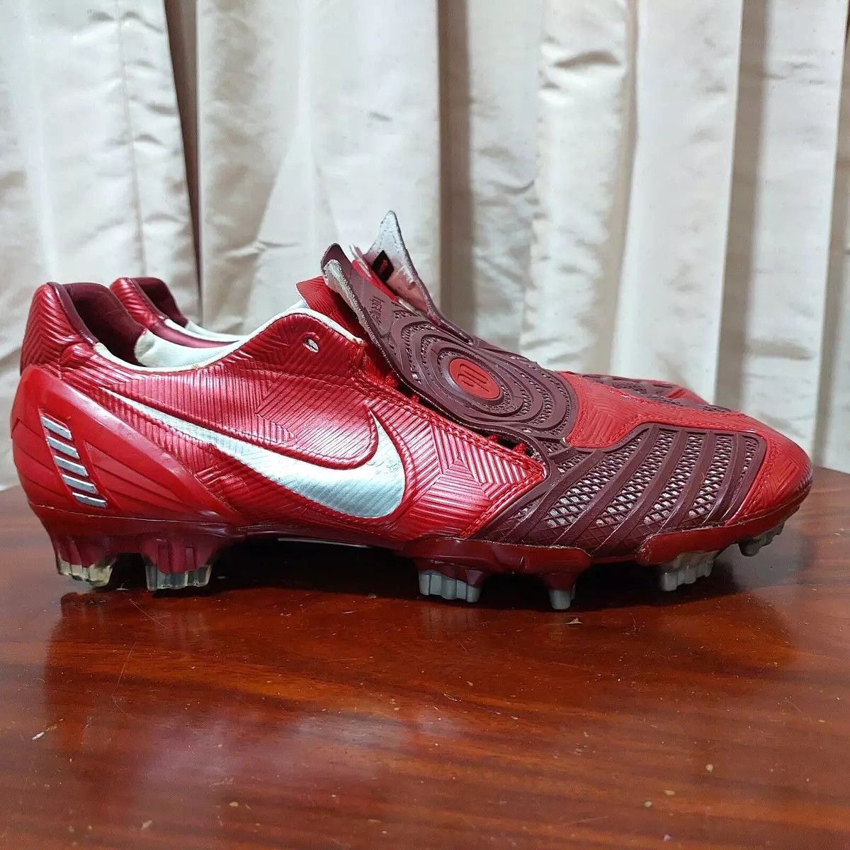 Nike T90 Laser II Elite FG Red 318793-606 Us10 Uk9 28CM RARE!!! Size US 9 / EU 42 - 8 Thumbnail