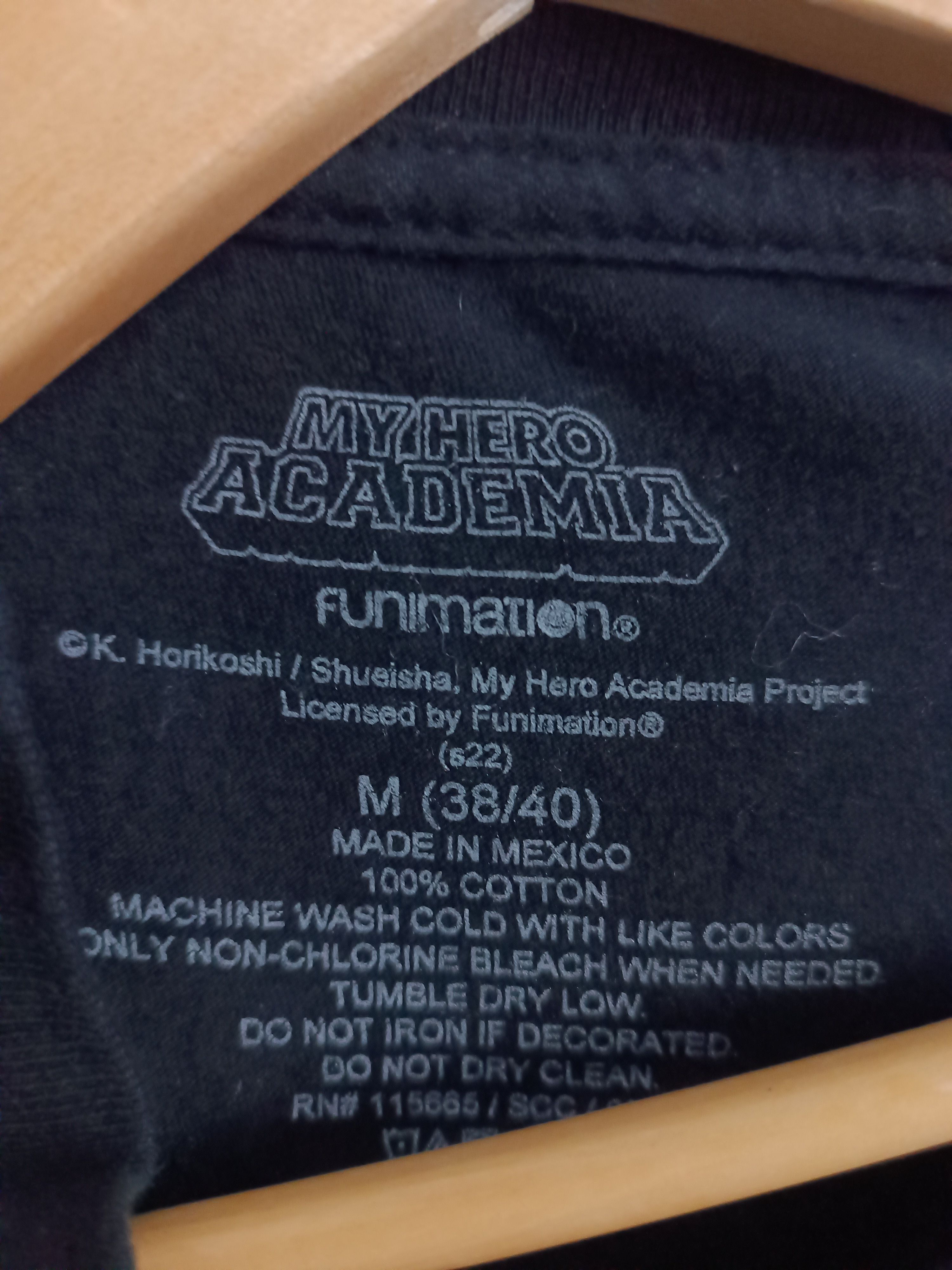 Anime VINTAGE MY HERO ACADEMIA DEKU LIGHTNING POWER TEE bleach Size US M / EU 48-50 / 2 - 7 Thumbnail