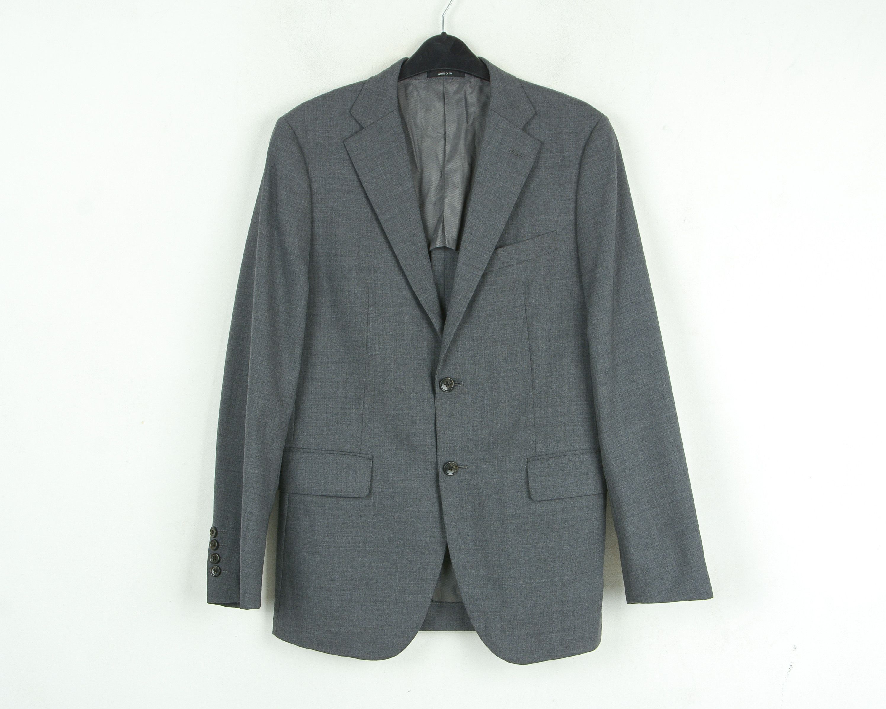 Comme Ca Ism Men's Blazer EU 52 Suit Jacket L Sport Coat UK 42 US Grey Size 42R - 1 Thumbnail