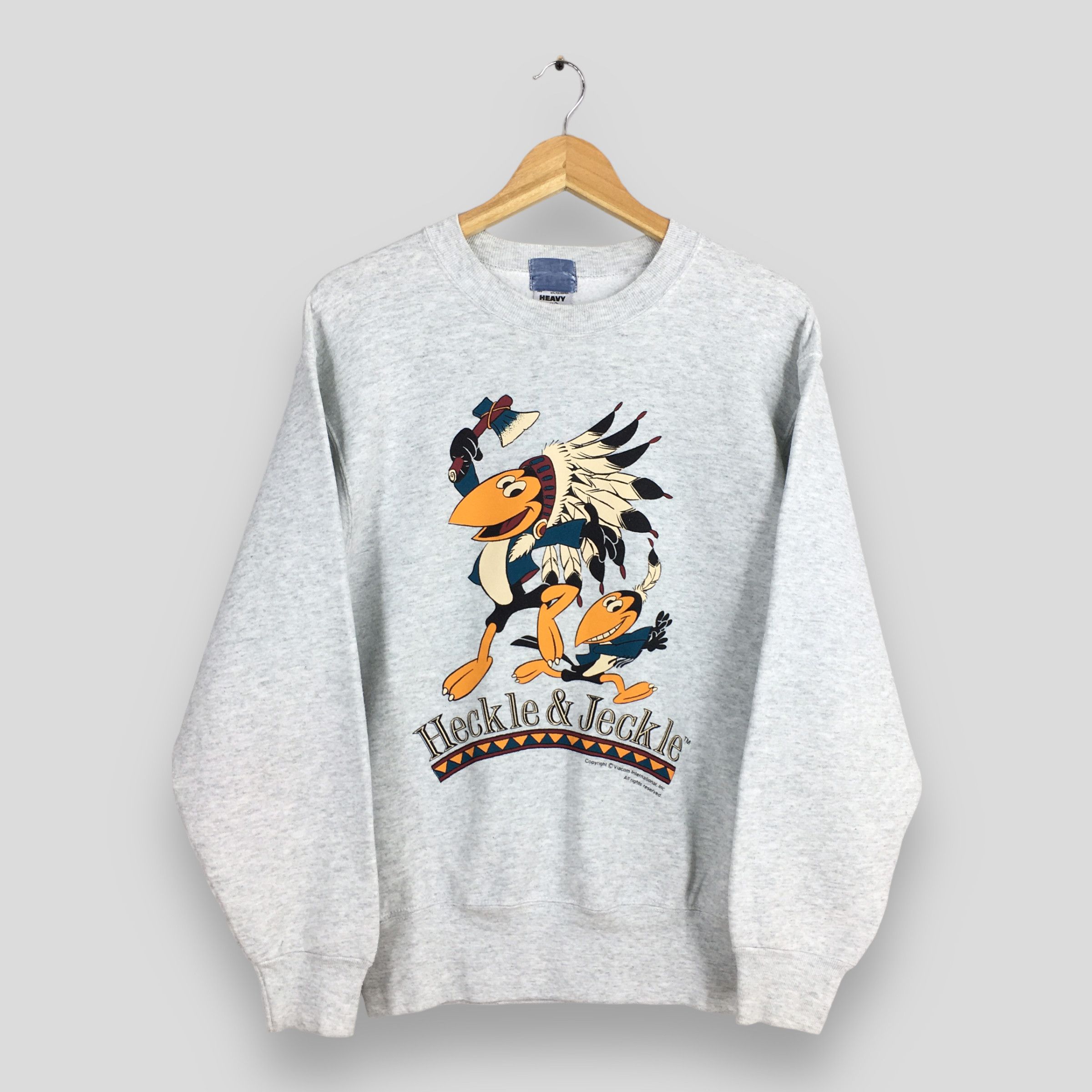 Fruit Of The Loom Vintage 90s Heckle and Jeckle Sweatshirt Medium Size US M / EU 48-50 / 2 - 1 Thumbnail