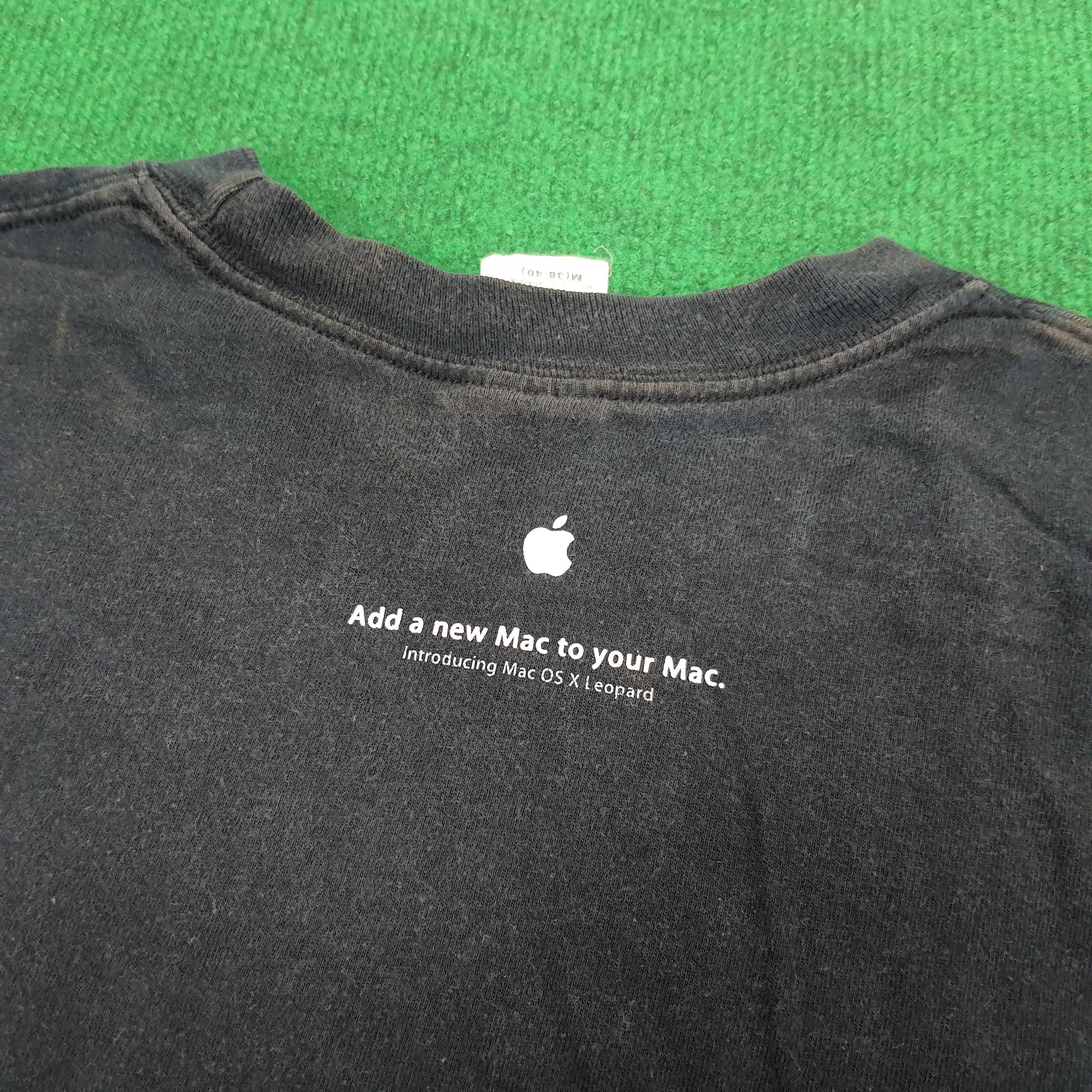 Apple × Vintage Vintage Apple Mac OS X leopard T-shirt Size US M / EU 48-50 / 2 - 4 Thumbnail