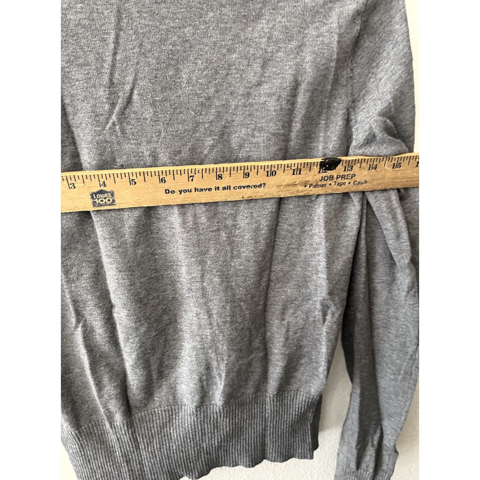 H&M VINTAGE H&M Cardigan Shirt Women S Gray Button Front Long Sleeve V-Neck Size S / US 4 / IT 40 - 5 Thumbnail