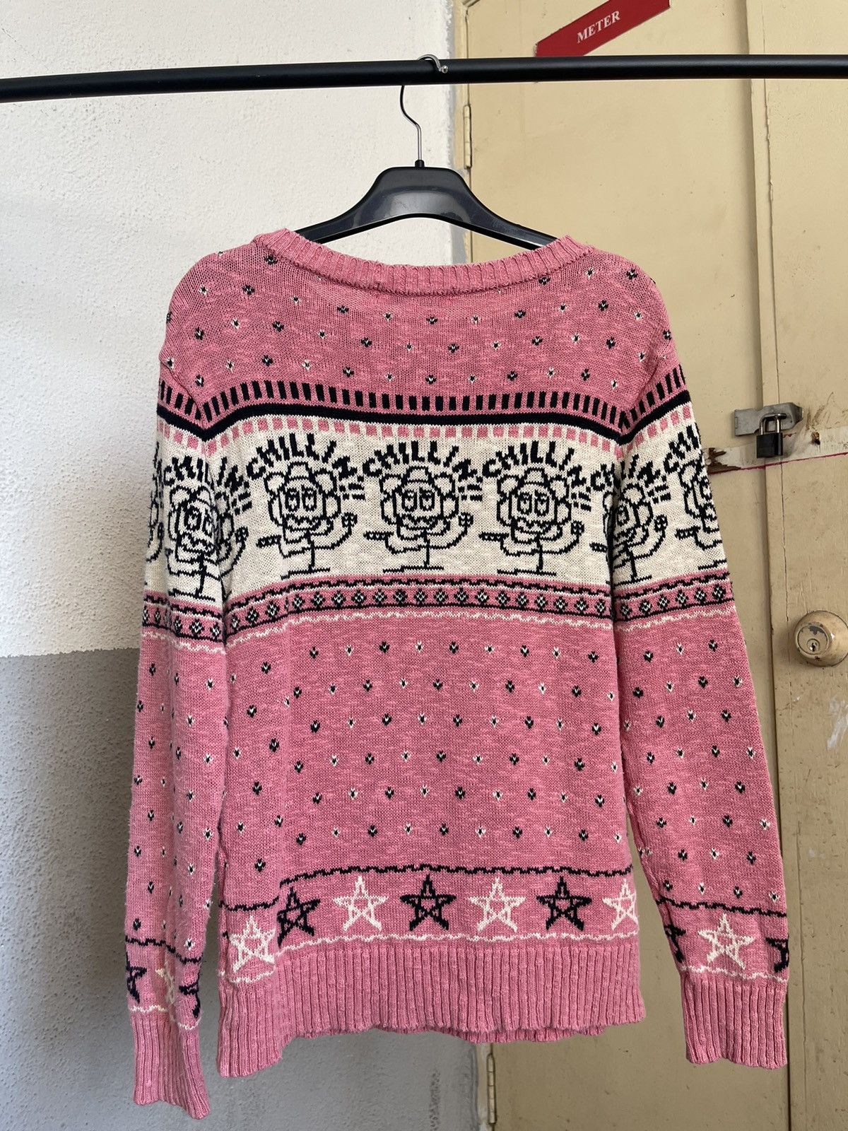 Hysteric Glamour Hysteric Glamour Chillin Flower Knit Sweater Pink Size S / US 4 / IT 40 - 2 Thumbnail