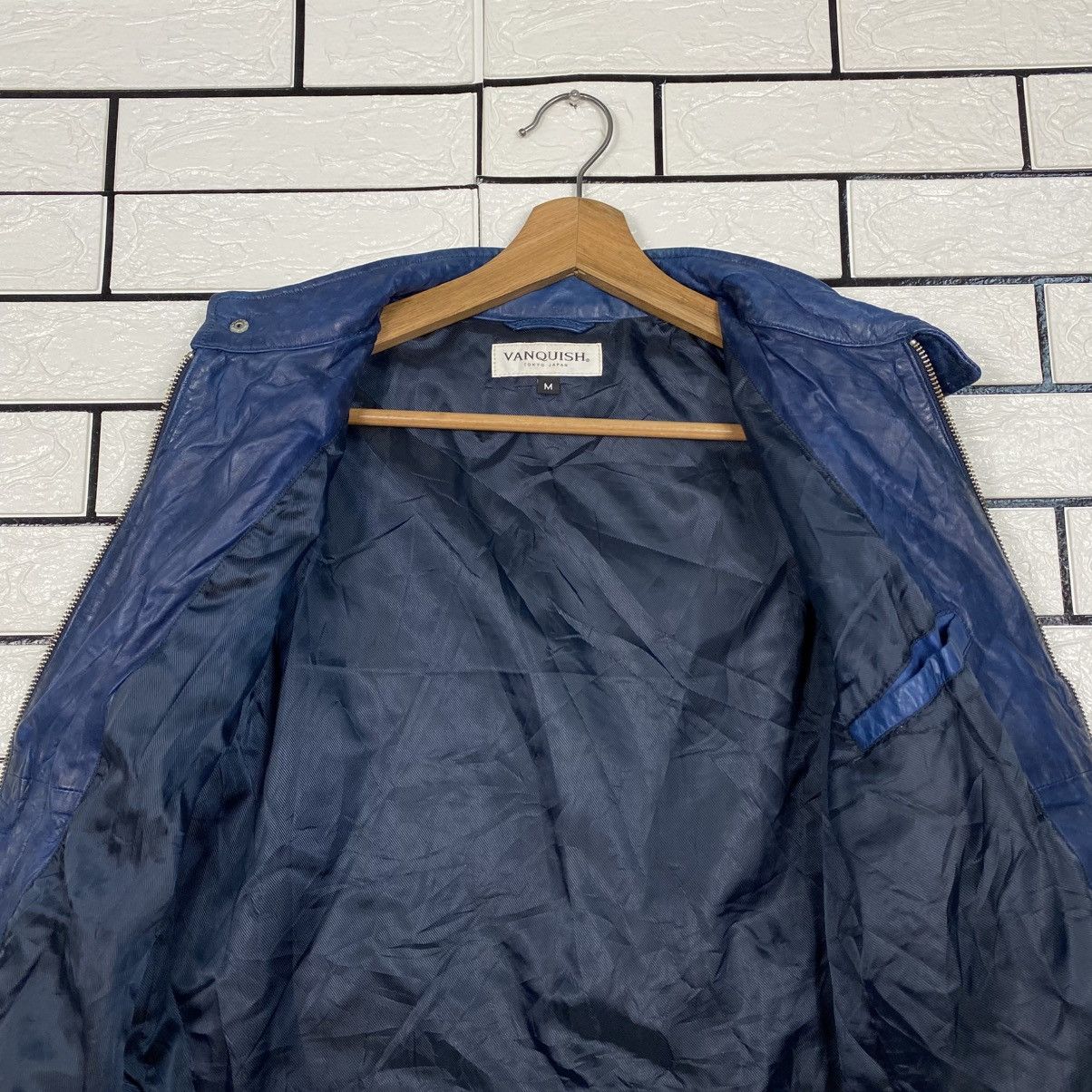 Vanquish 📌Vintage Leather Jacket Vanquish Tokyo Japan Biker Style Size US M / EU 48-50 / 2 - 15 Thumbnail