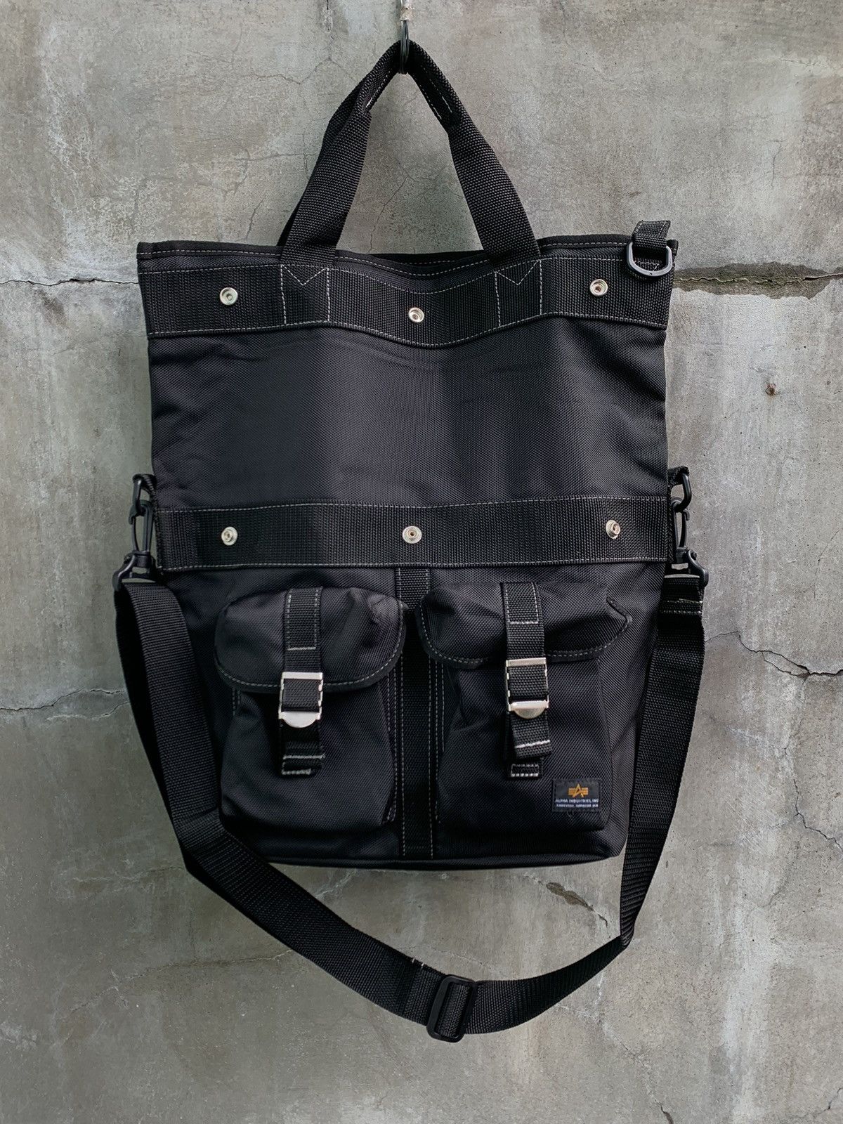Alpha Industries 2 Way Rucksack Hand Bag/ Shoulder Bag Size ONE SIZE - 1 Thumbnail