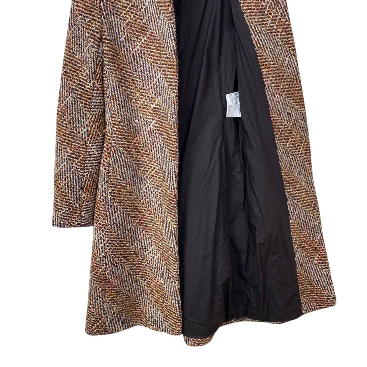 Max Mara MAX MARA TWEED KNITTED LONG COAT Size XS / US 0-2 / IT 36-38 - 14 Thumbnail