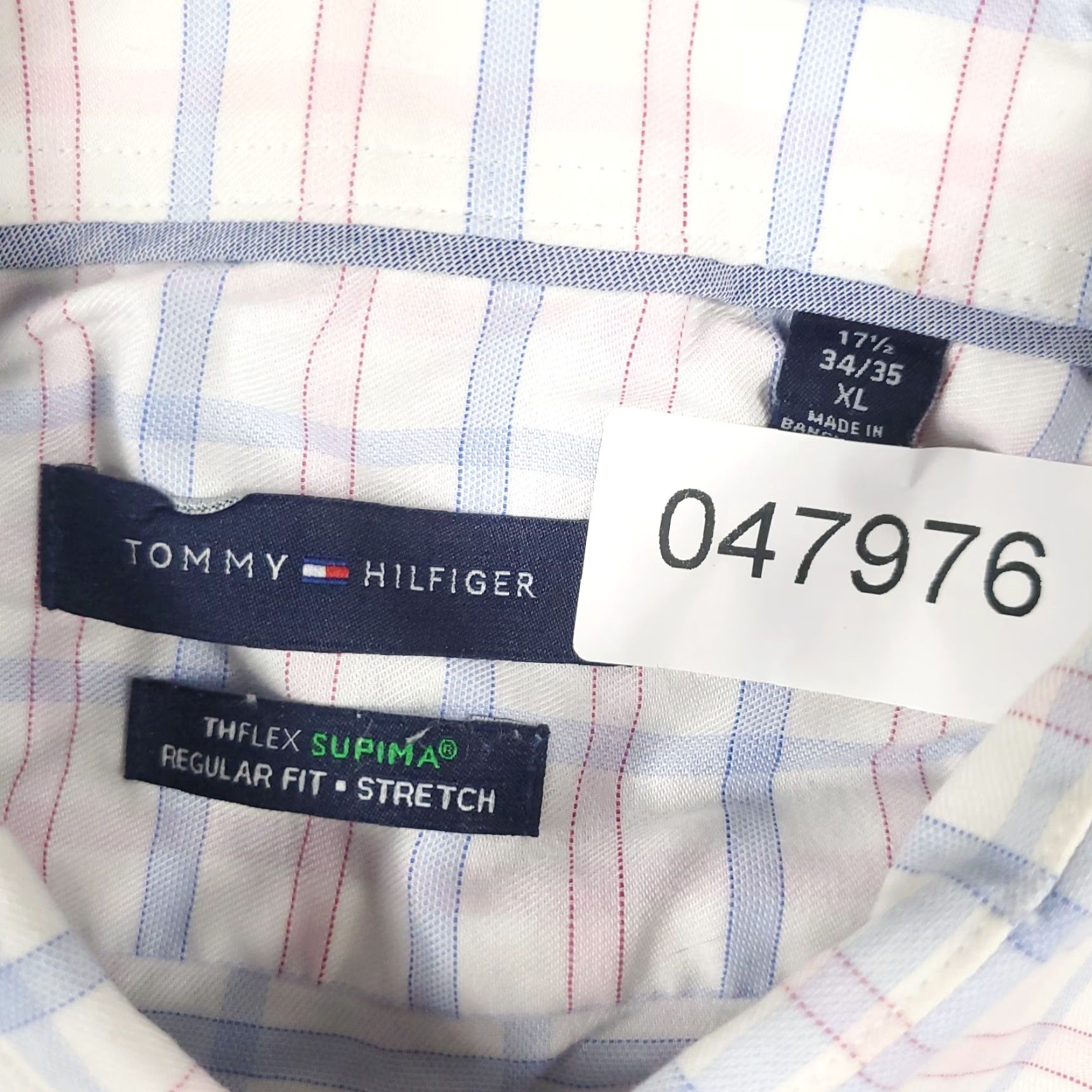 Tommy Hilfiger Tommy Hilfiger Shirt Mens XL Blue Plaid Button-Up Long Sleeve Casual Business Formal Workwear Men’s XL Blue Plaid Shirt Size US XL / EU 56 / 4 - 8 Thumbnail
