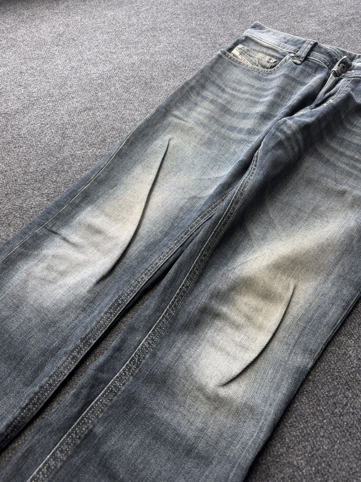 Diesel Luxury 00s Diesel Thavar Slim Skinny Washed Blue Jeans W30 Size US 30 / EU 46 - 4 Thumbnail