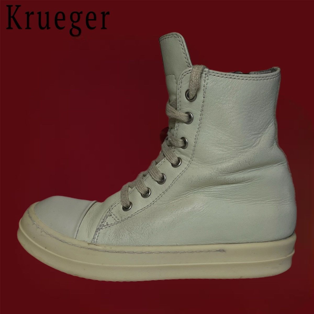 Rick Owens Rick Owes White Ramones 2018 Size US 6 / IT 36 - 9 Thumbnail