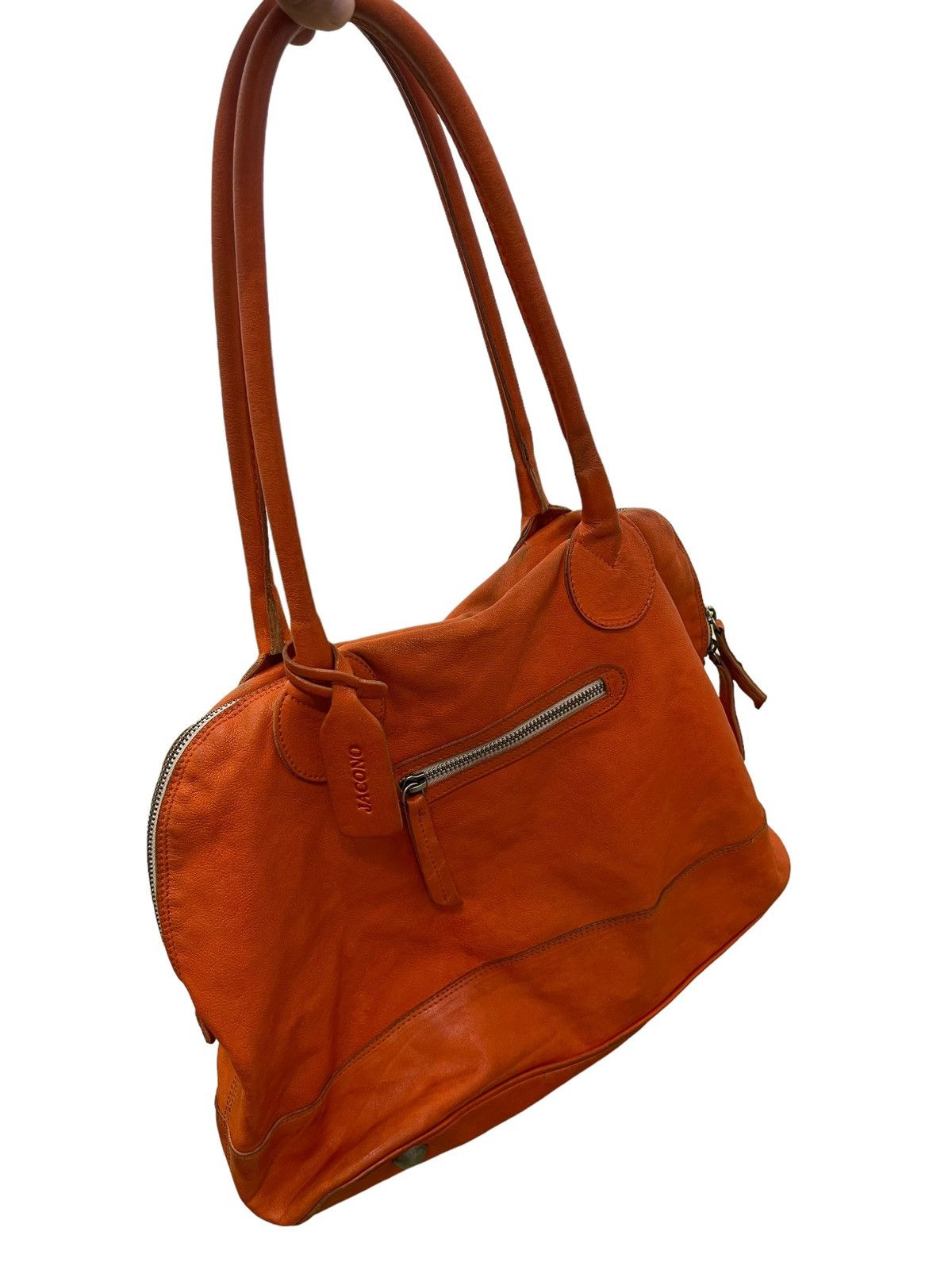 Japanese Brand Full Leather Jacono Italy Shoulder Bag 3🟩 Size ONE SIZE - 3 Thumbnail