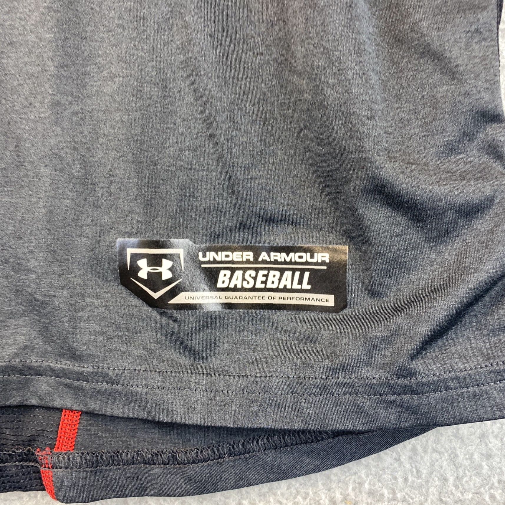 Under Armour Mens Under Armour Heatgear Gray Athletic Compression Shirt Long Sleeve S / 83-29 Size US S / EU 44-46 / 1 - 2 Thumbnail