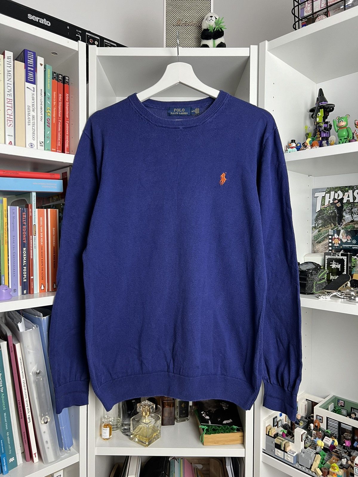 Ralph Lauren Polo Ralph Lauren basic purple sweater XL old money y2k 00s Grailed