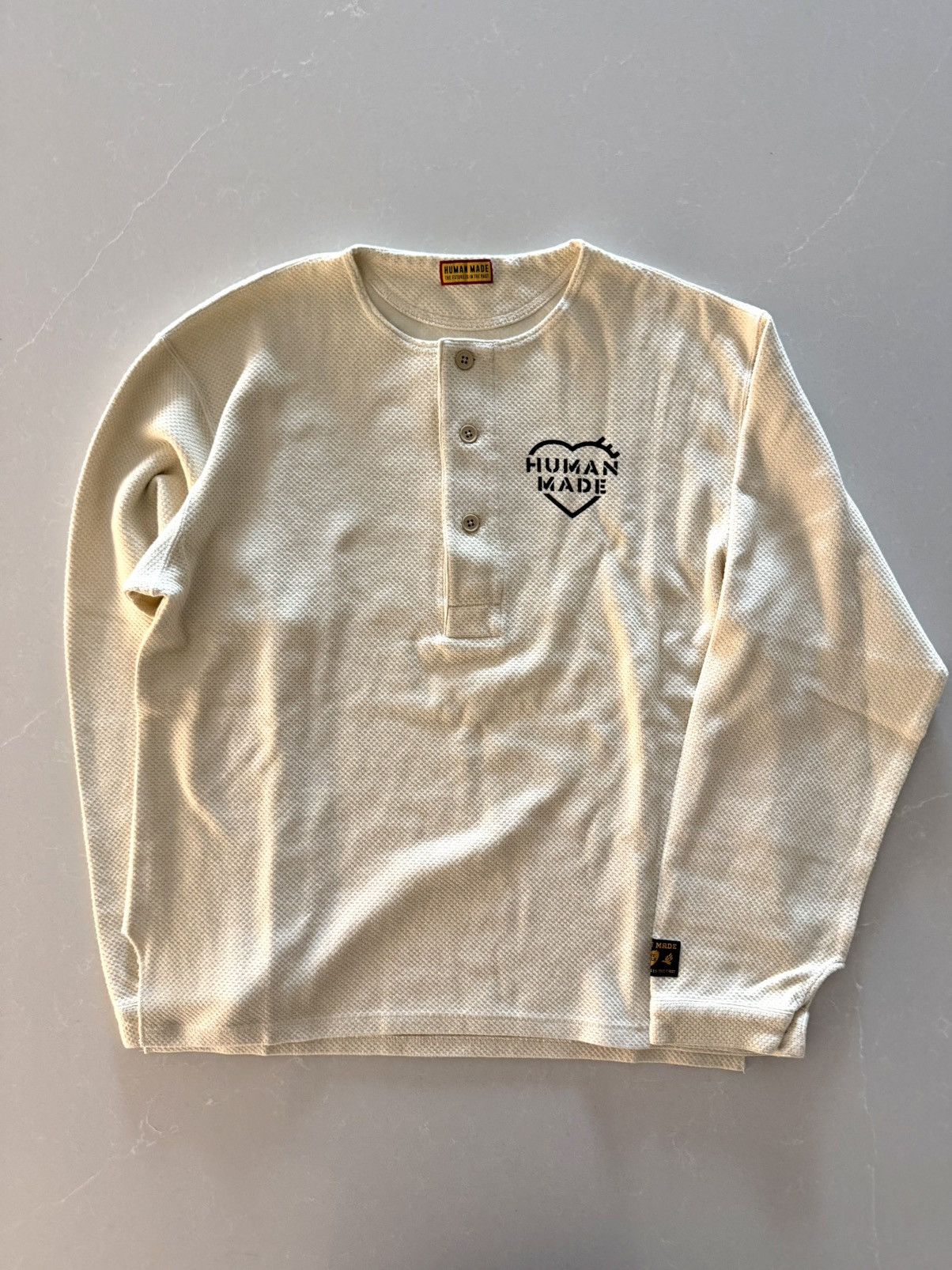 Human Made × Nigo Human Made Striped Henley Neck Long-sleeve Shirt