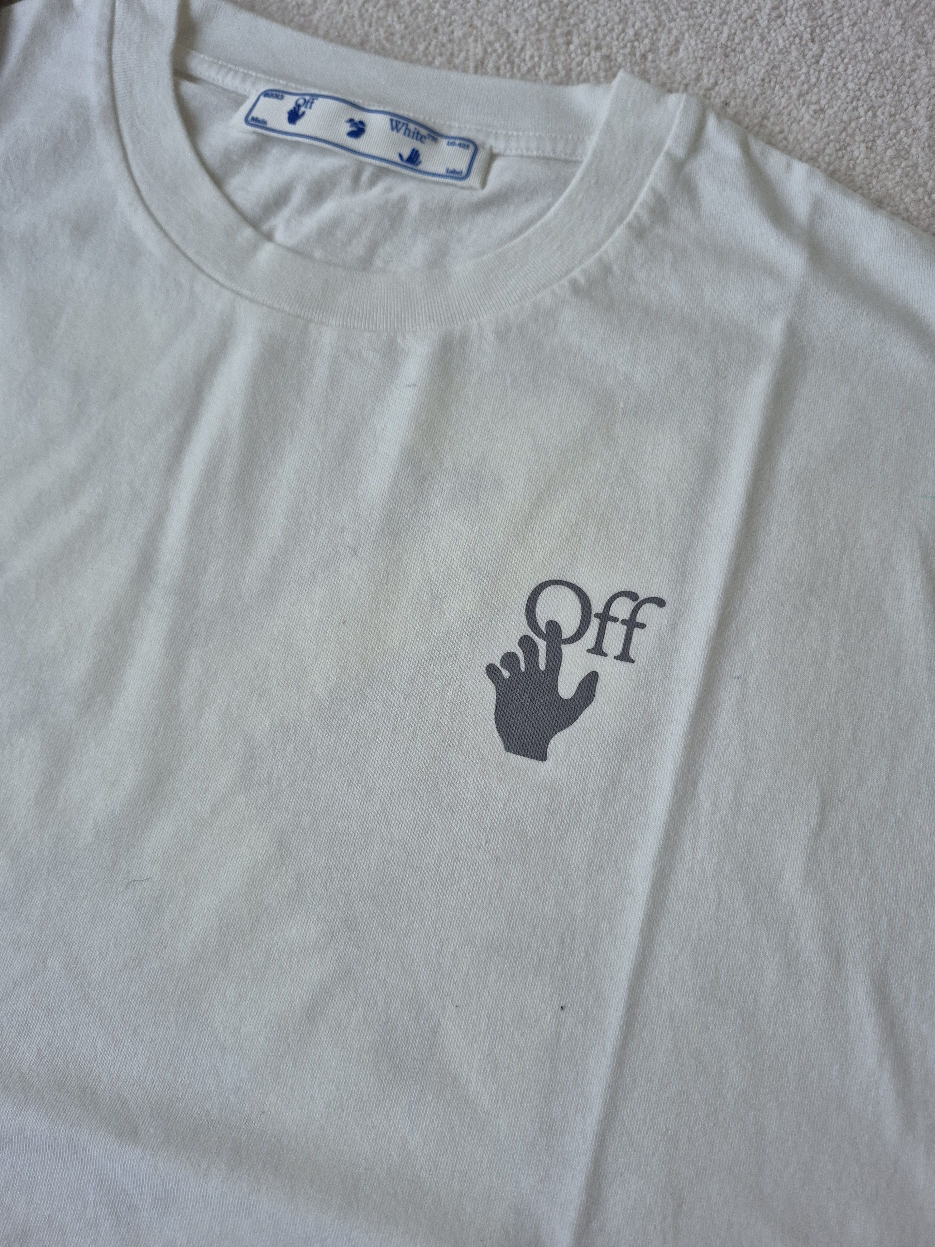 Off-White Off White Orange Arrows White Virgil XXL Size US XXL / EU 58 / 5 - 3 Thumbnail