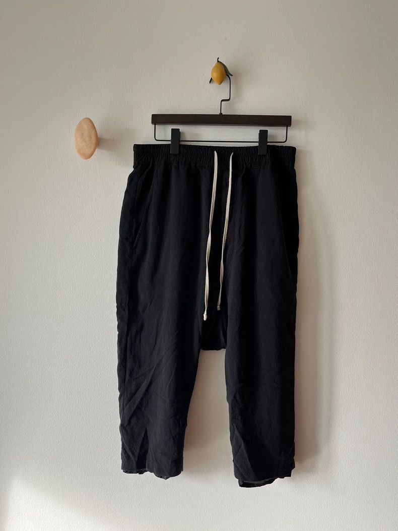 Rick Owens rick owens size US 50 Wool cropped trousers 2503-Nextarro Size US 34 / EU 50 - 1 Thumbnail