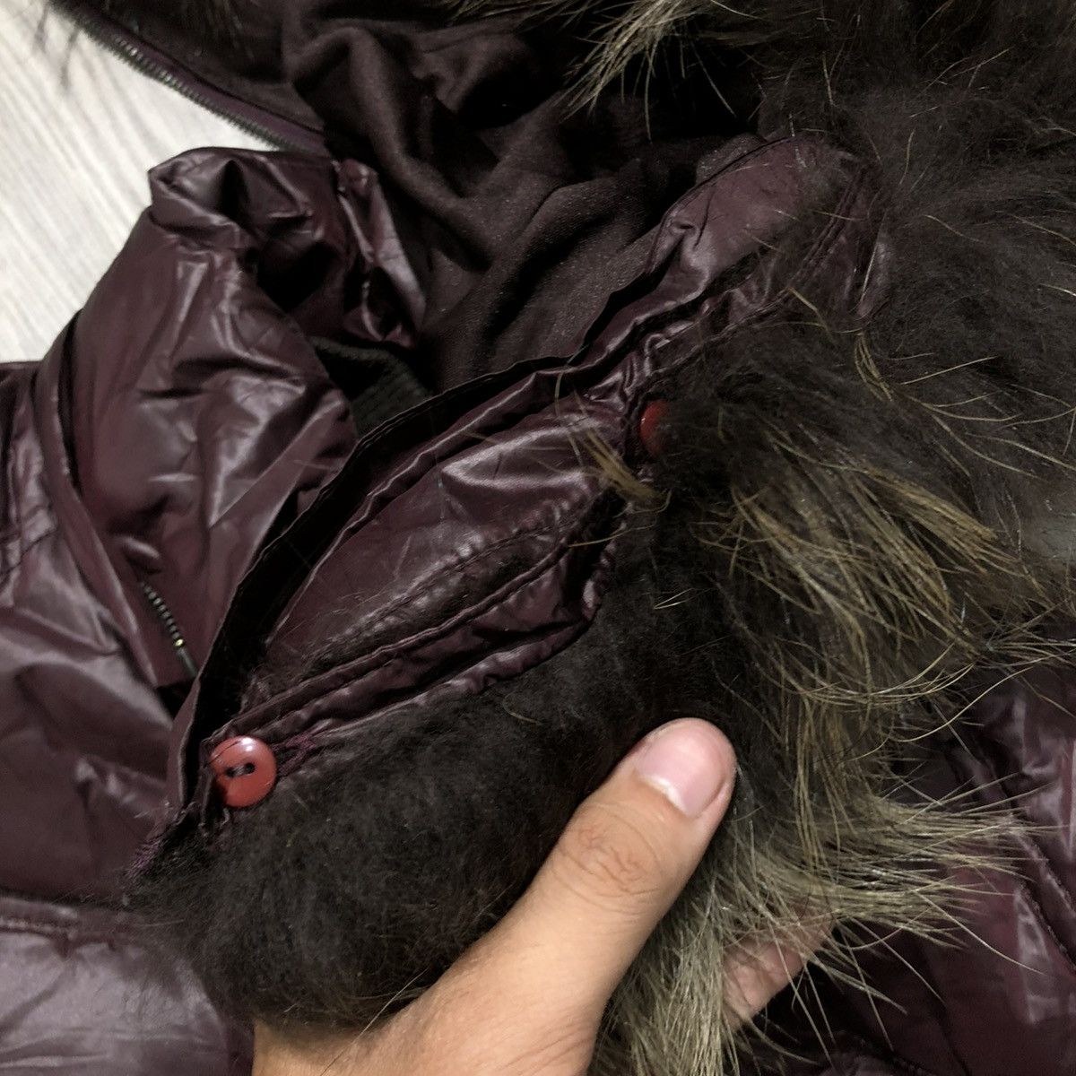 Japanese Brand 2000s Ragello Puffer Down Jacket Fur Ziphoodie Lgb Size US L / EU 52-54 / 3 - 20 Thumbnail