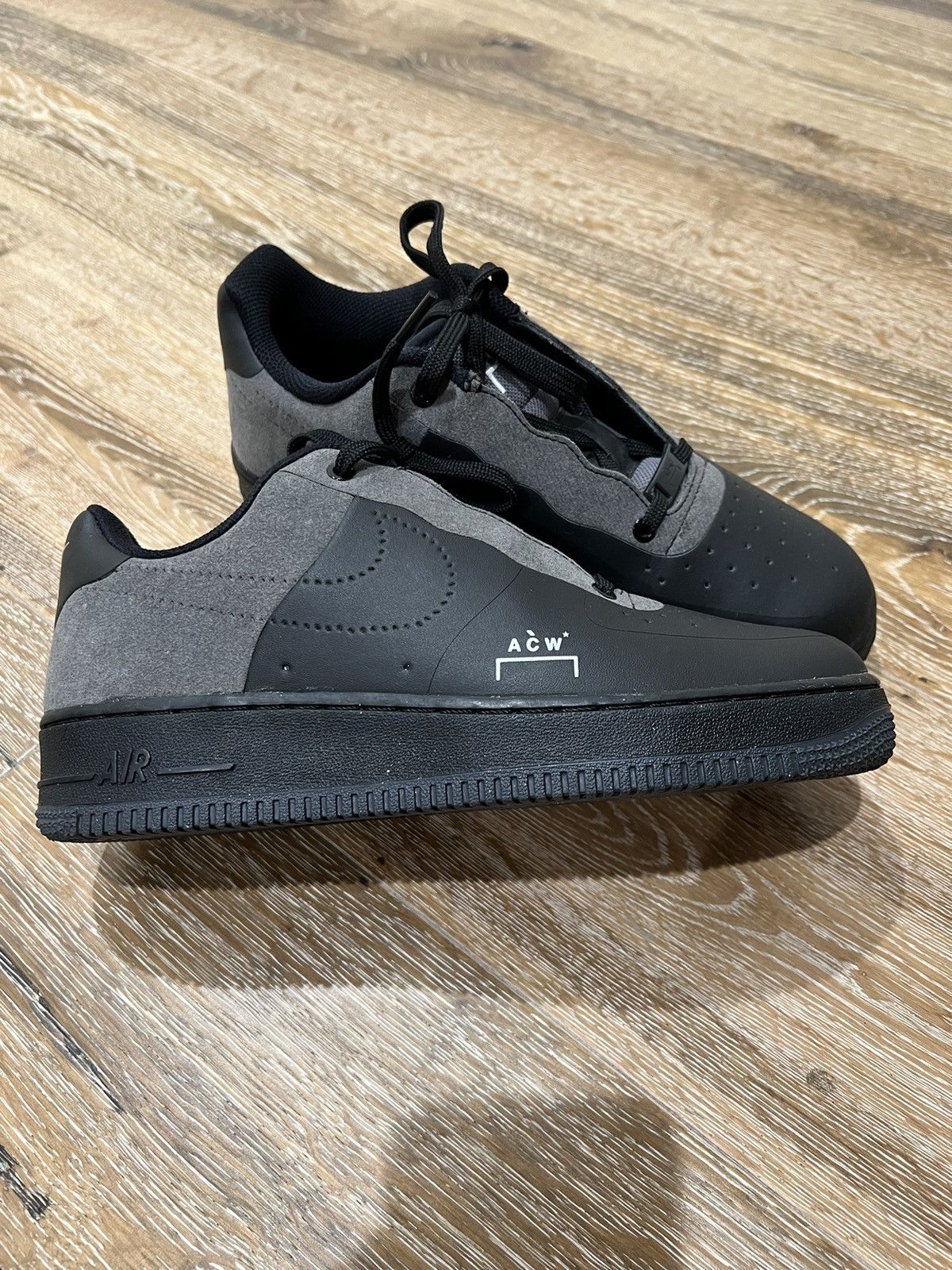 image of A Cold Wall x Nike Acw Air Force 1S Shoes in Black, Men's (Size 7)