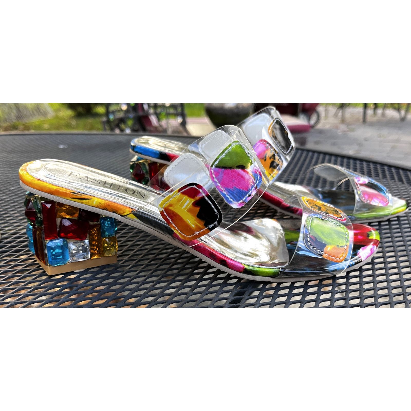 Other Fashion Glam Sparkle Heels Size 8.5US 40EUR Size US 8.5 / IT 38.5 - 1 Thumbnail