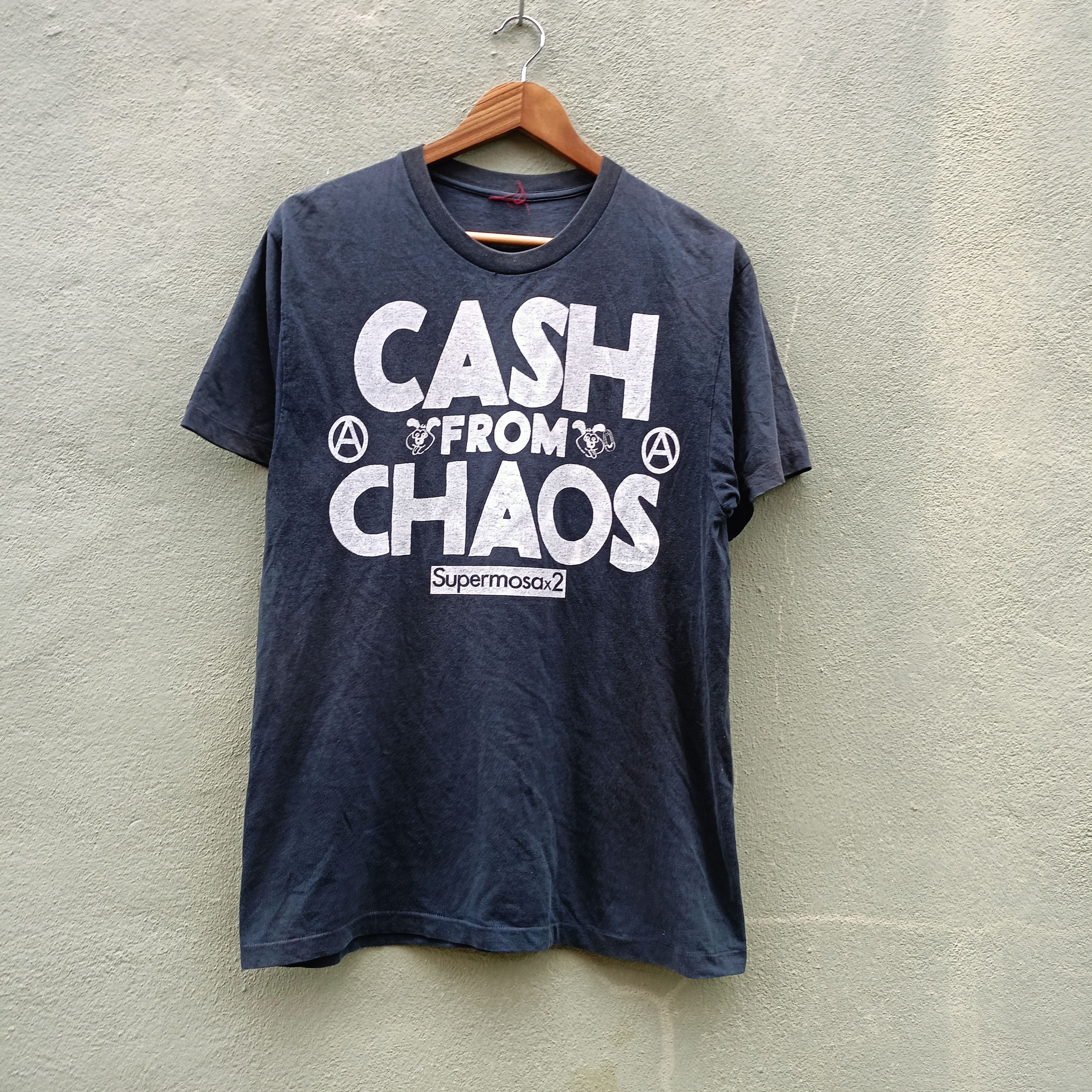 Seditionaries × Vintage Cash From Chaos Supermosax2 T-shirt Size US L / EU 52-54 / 3 - 1 Thumbnail