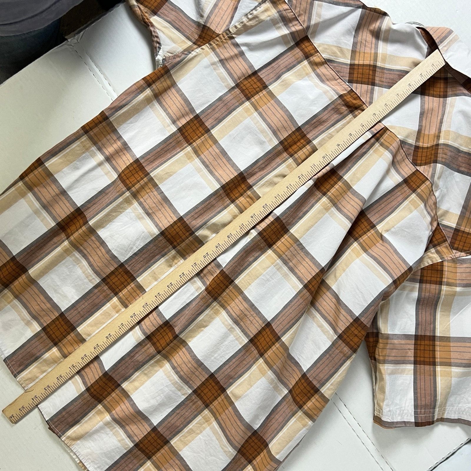 Other Knockout Mens Plaid Button Shirt size 3X / 2XL Tall True Fit Size US XXL / EU 58 / 5 - 12 Thumbnail