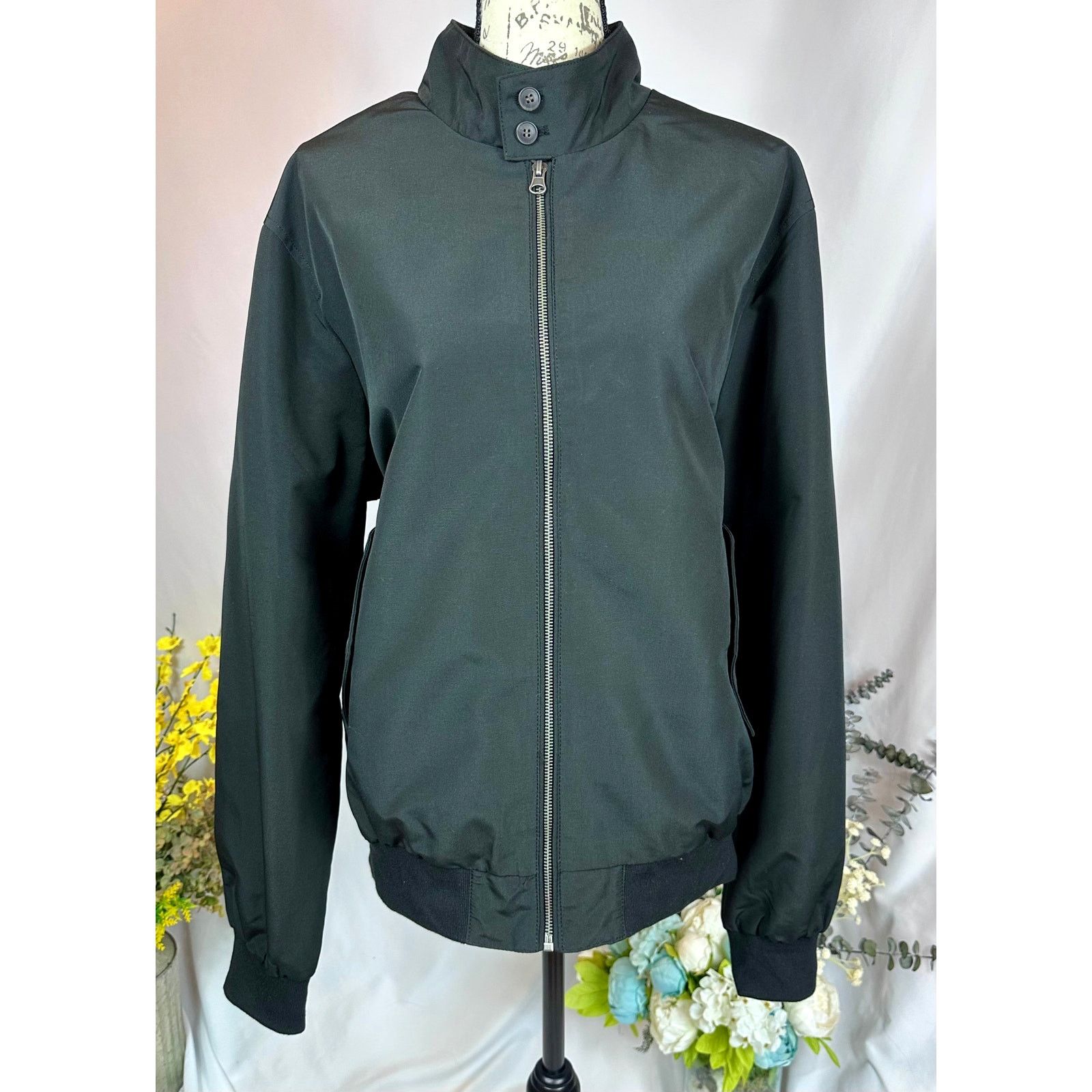PIOMBO MP Piombo Men's Black Bomber Jacket Black XL Size US XL / EU 56 / 4 - 2 Thumbnail